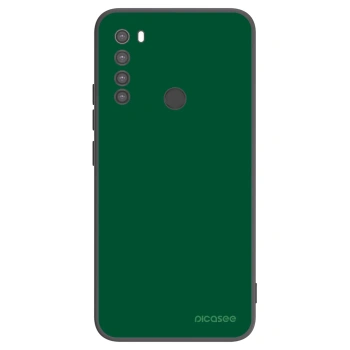 Picasee silikonski črni ovitek za Xiaomi Redmi Note 8 - Green Gleam