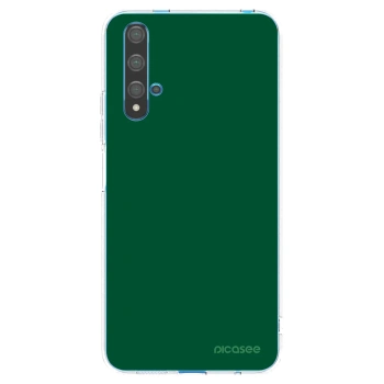 Picasee silikonski prozorni ovitek za Huawei Nova 5T - Green Gleam