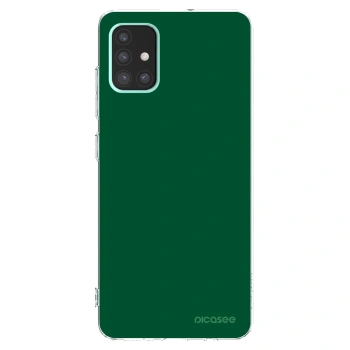 Picasee silikonski prozorni ovitek za Samsung Galaxy A51 A515F - Green Gleam