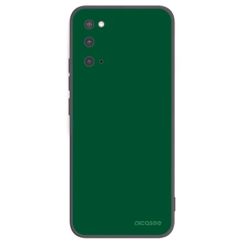 Picasee silikonski črni ovitek za Samsung Galaxy S20 G980F - Green Gleam