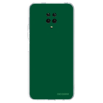 Picasee silikonski prozorni ovitek za Xiaomi Redmi Note 9 Pro - Green Gleam
