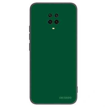 Picasee silikonski črni ovitek za Xiaomi Redmi Note 9 Pro - Green Gleam