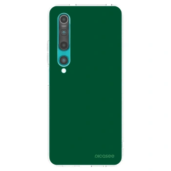 Picasee silikonski prozorni ovitek za Xiaomi Mi 10 - Green Gleam