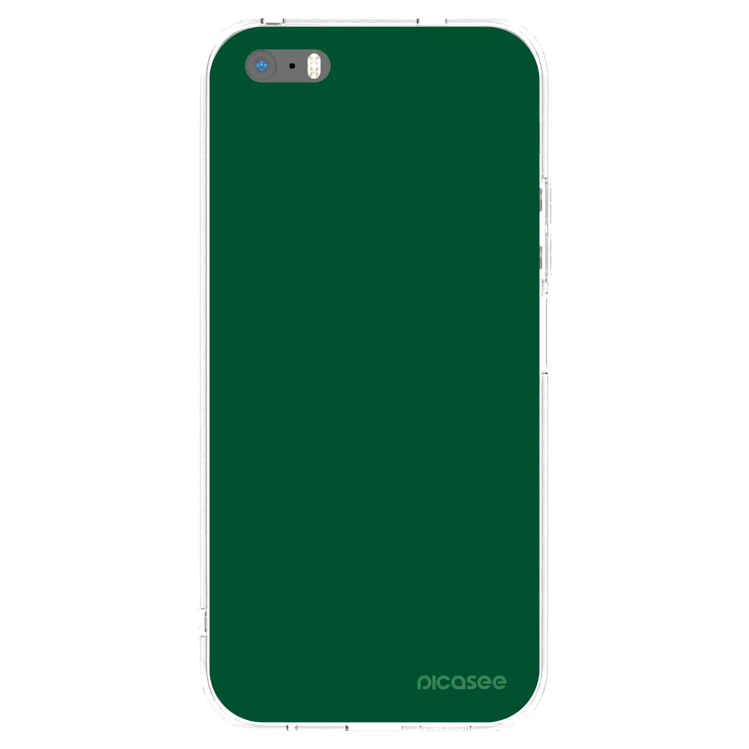 Picasee silikonski prozorni ovitek za Apple iPhone 6 Plus/6S Plus - Green Gleam