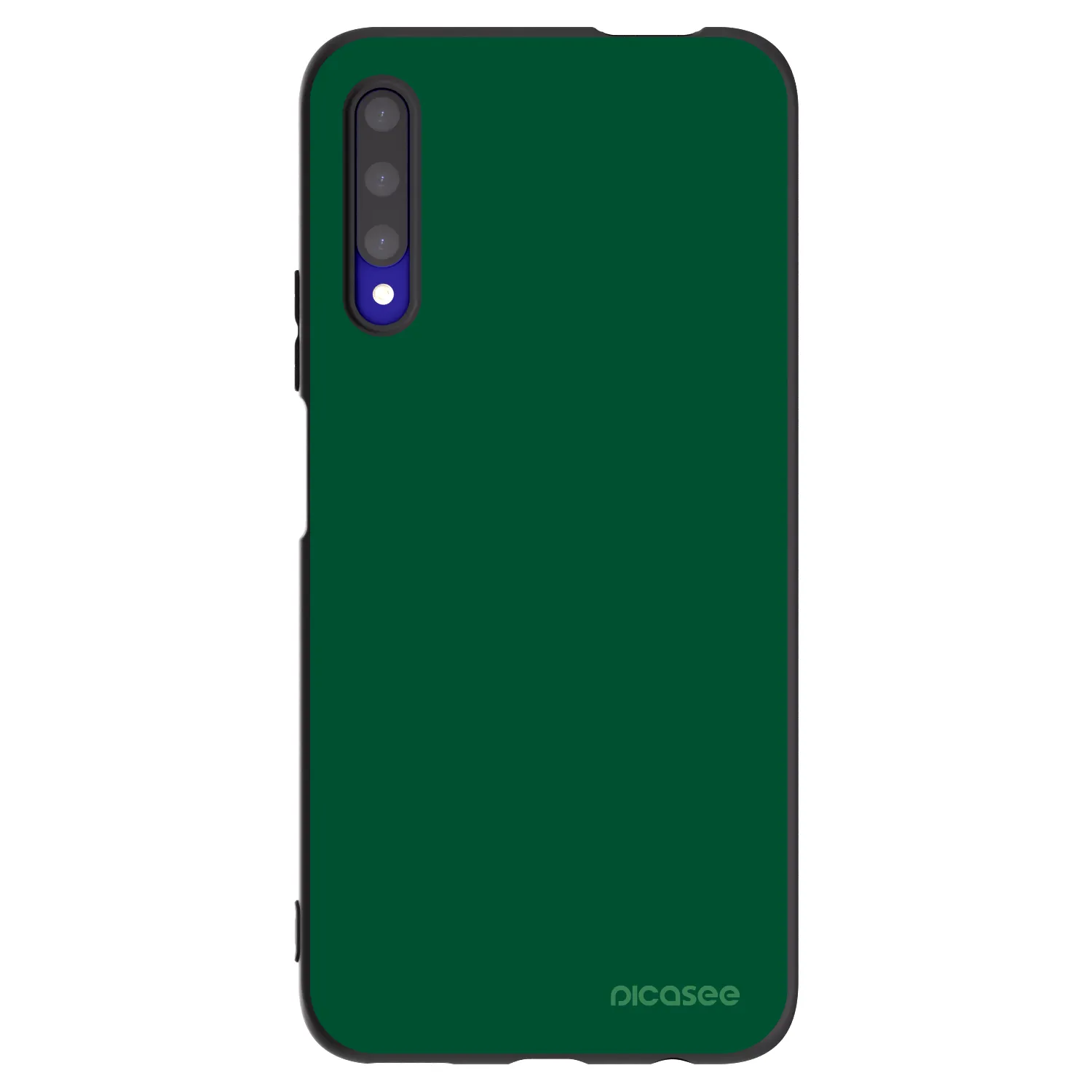 Picasee silikonski črni ovitek za Honor 9X Pro - Green Gleam