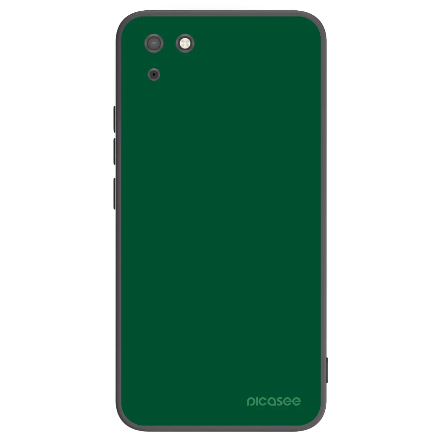 Picasee silikonski črni ovitek za Huawei Y5P - Green Gleam