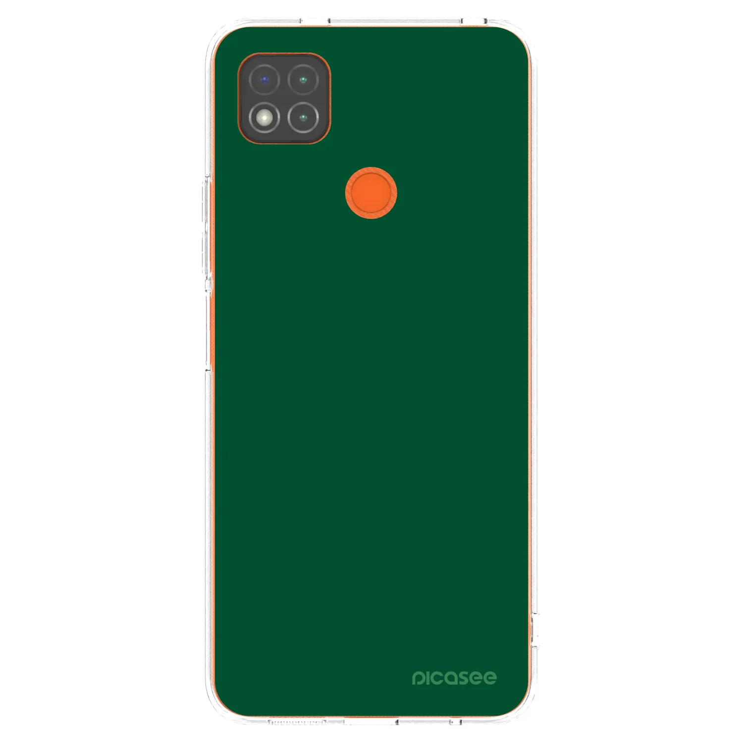 Picasee silikonski prozorni ovitek za Xiaomi Redmi 9C - Green Gleam