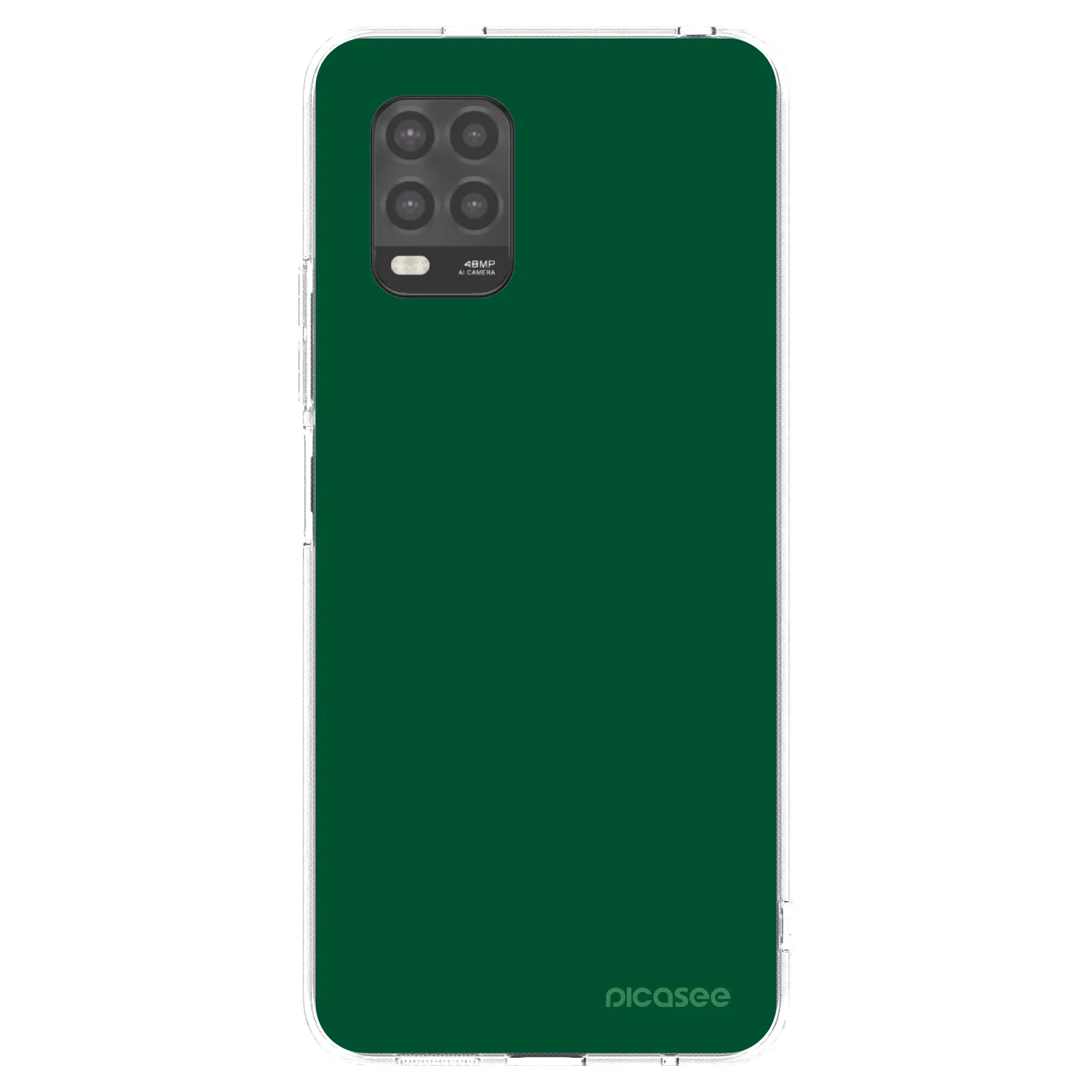 Picasee silikonski prozorni ovitek za Xiaomi Mi 10 Lite - Green Gleam