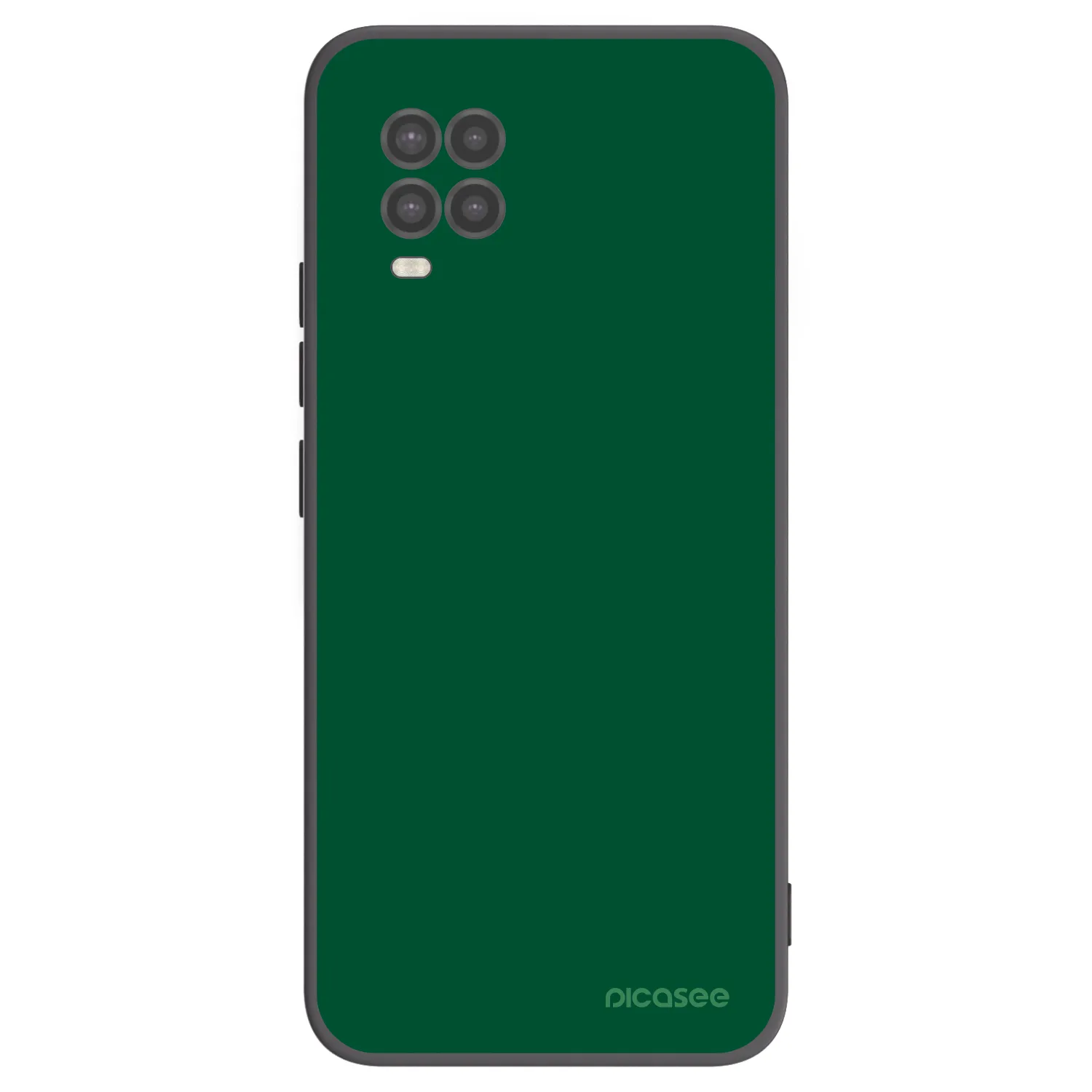 Picasee silikonski črni ovitek za Xiaomi Mi 10 Lite - Green Gleam