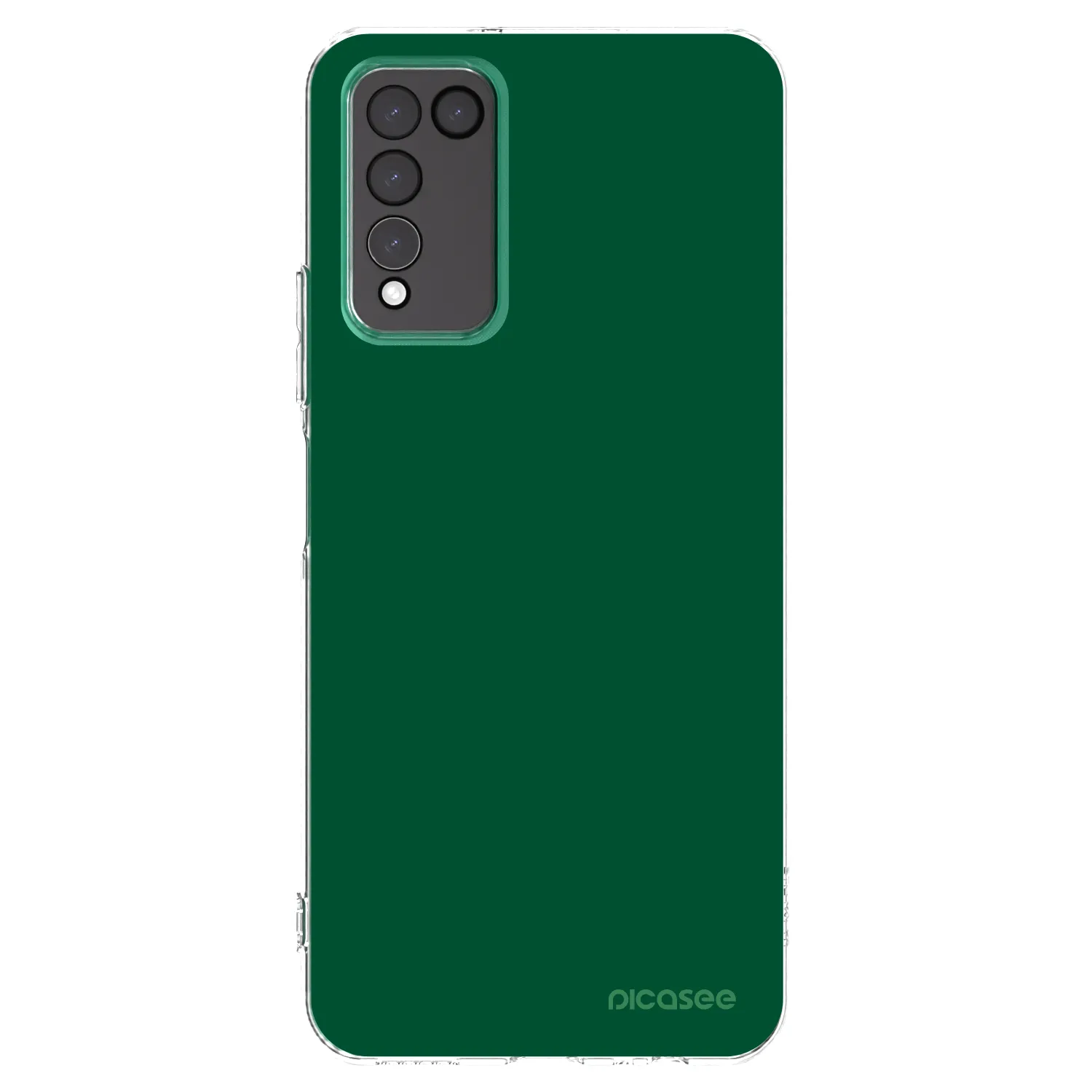 Picasee silikonski prozorni ovitek za Honor 10X Lite - Green Gleam