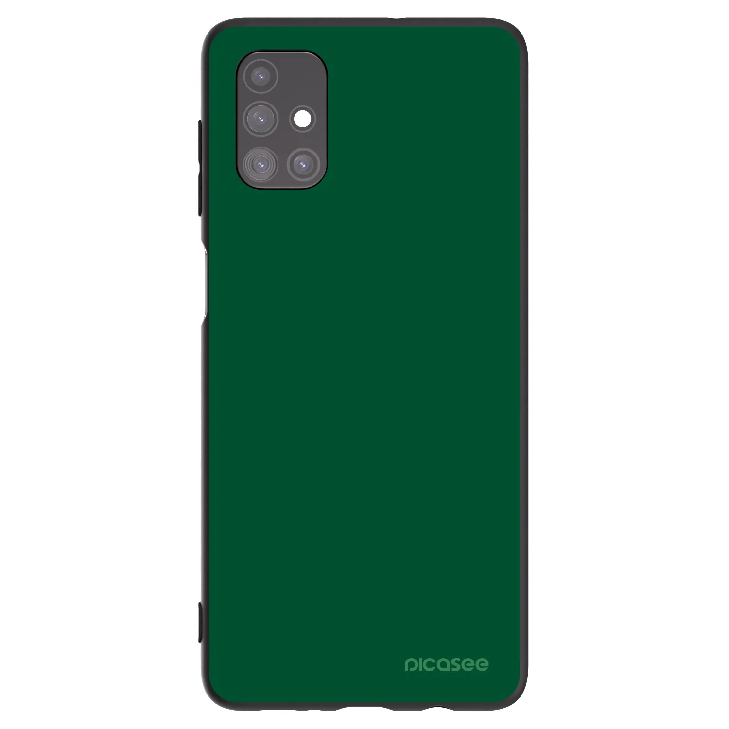 Picasee silikonski črni ovitek za Samsung Galaxy M51 M515F - Green Gleam