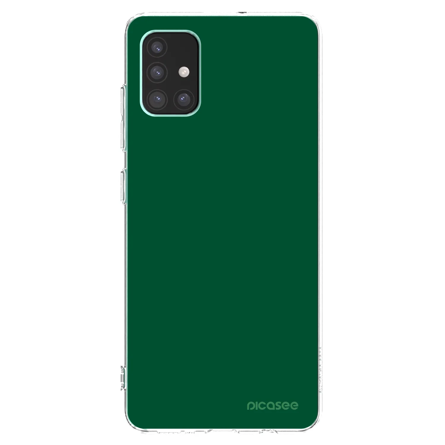 Picasee silikonski prozorni ovitek za Samsung Galaxy M51 M515F - Green Gleam