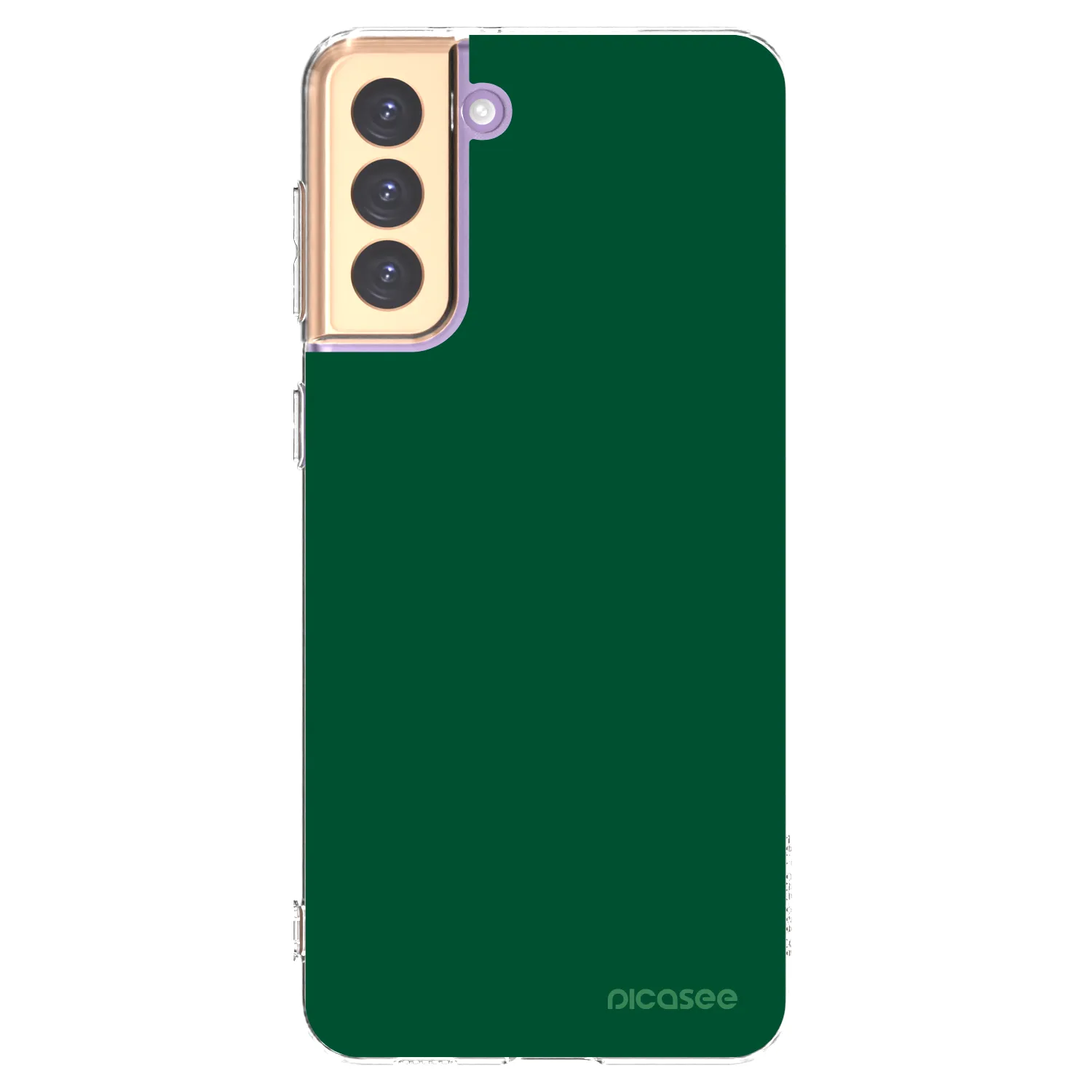 Picasee silikonski prozorni ovitek za Samsung Galaxy S21+ 5G G996F - Green Gleam