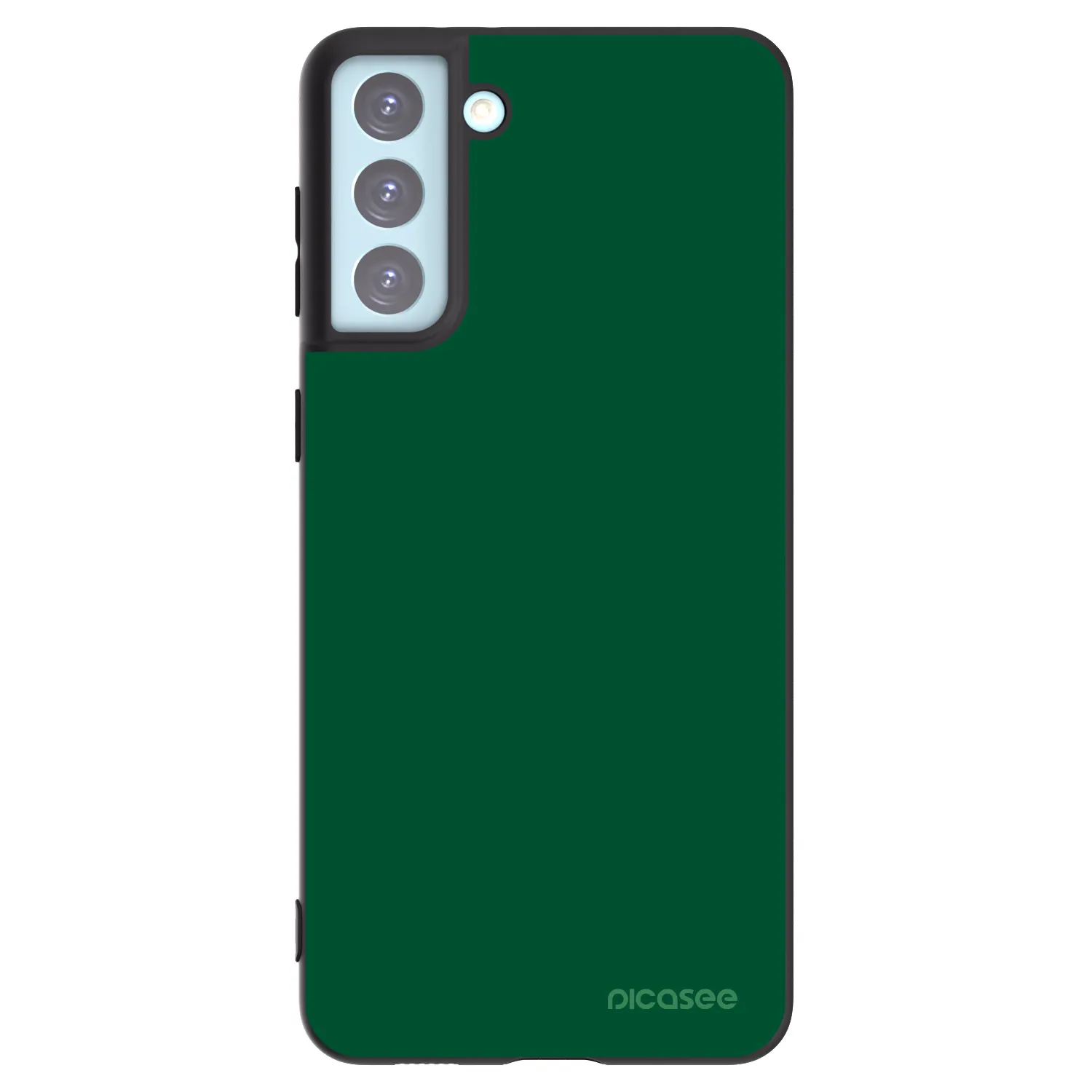 Picasee silikonski črni ovitek za Samsung Galaxy S21+ 5G G996F - Green Gleam