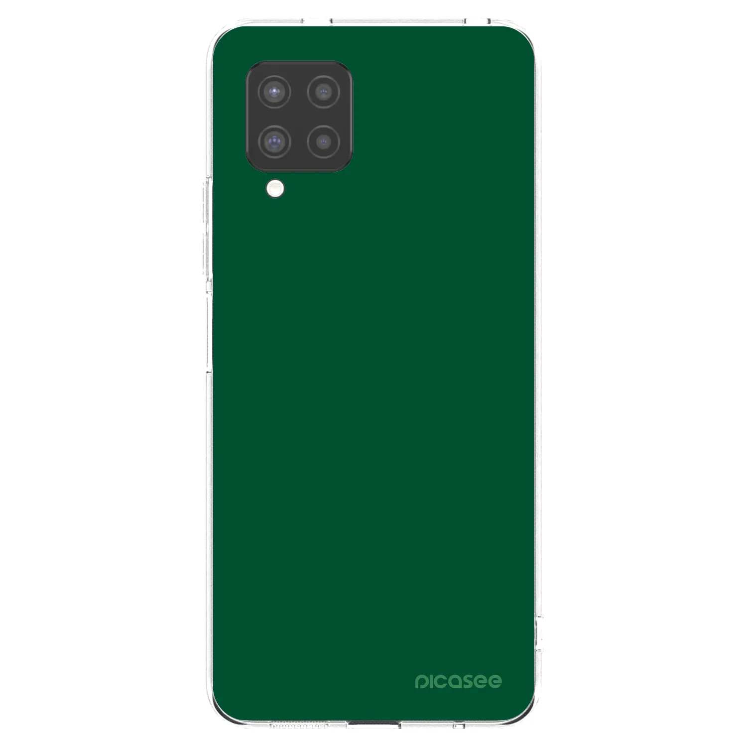 Picasee silikonski prozorni ovitek za Samsung Galaxy A42 A426B - Green Gleam