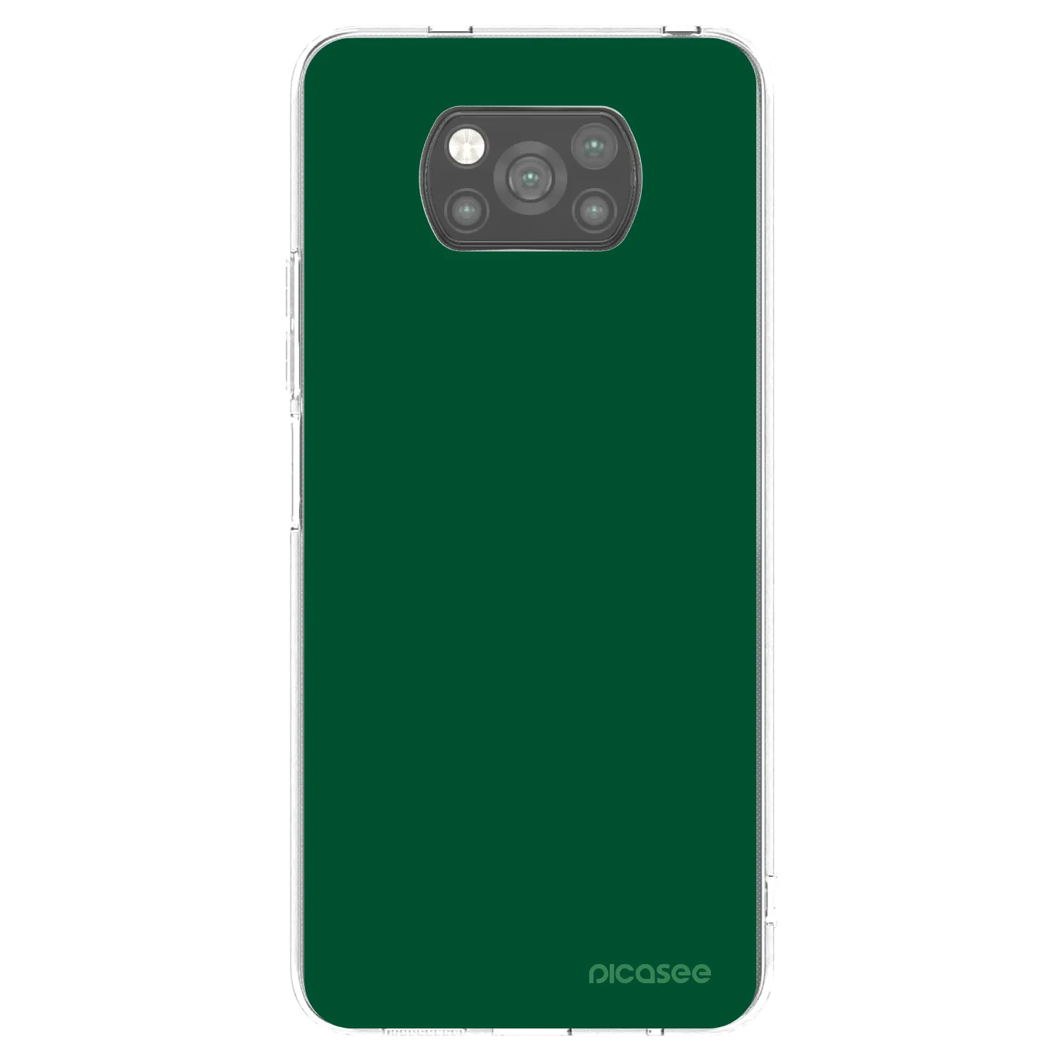 Picasee silikonski črni ovitek za Xiaomi Poco X3 Pro - Green Gleam