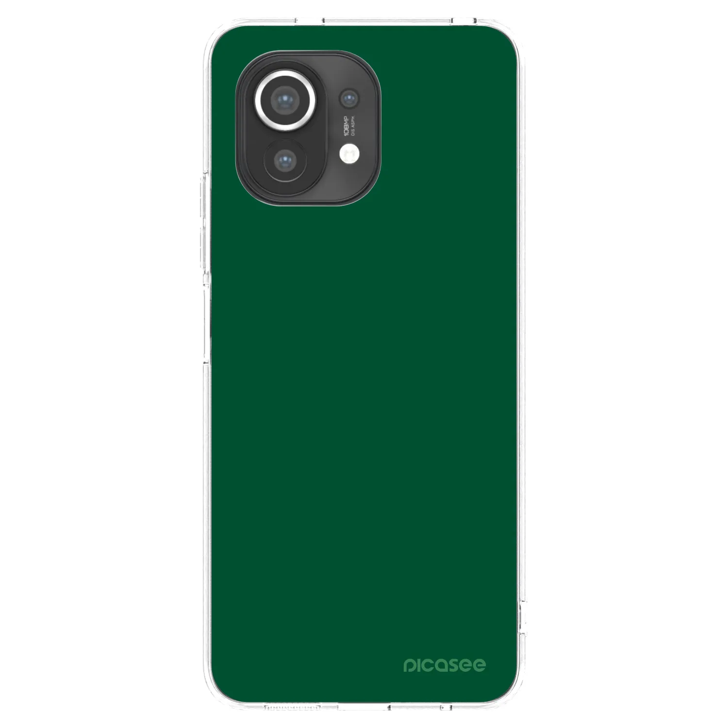 Picasee silikonski prozorni ovitek za Xiaomi Mi 11 - Green Gleam