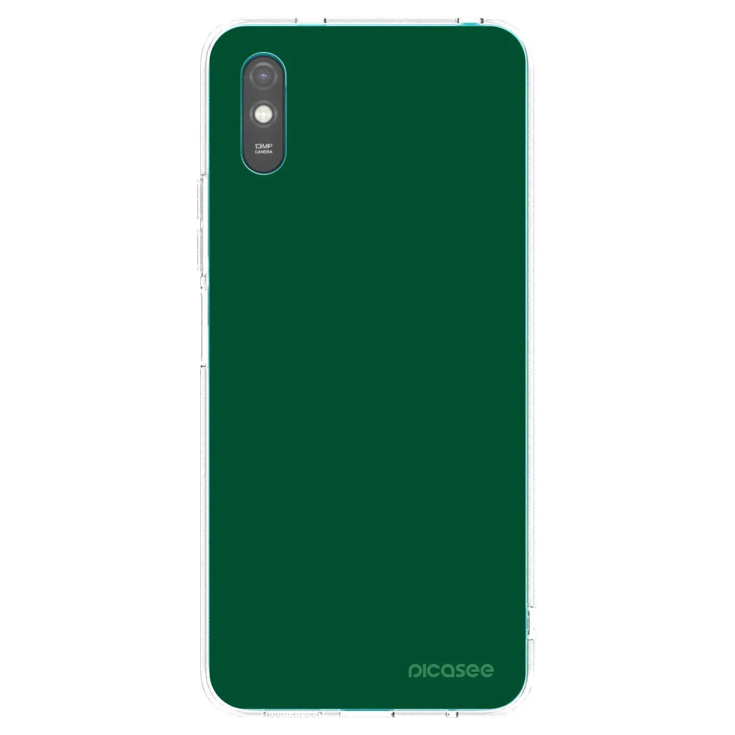 Picasee silikonski prozorni ovitek za Xiaomi Redmi 9AT - Green Gleam
