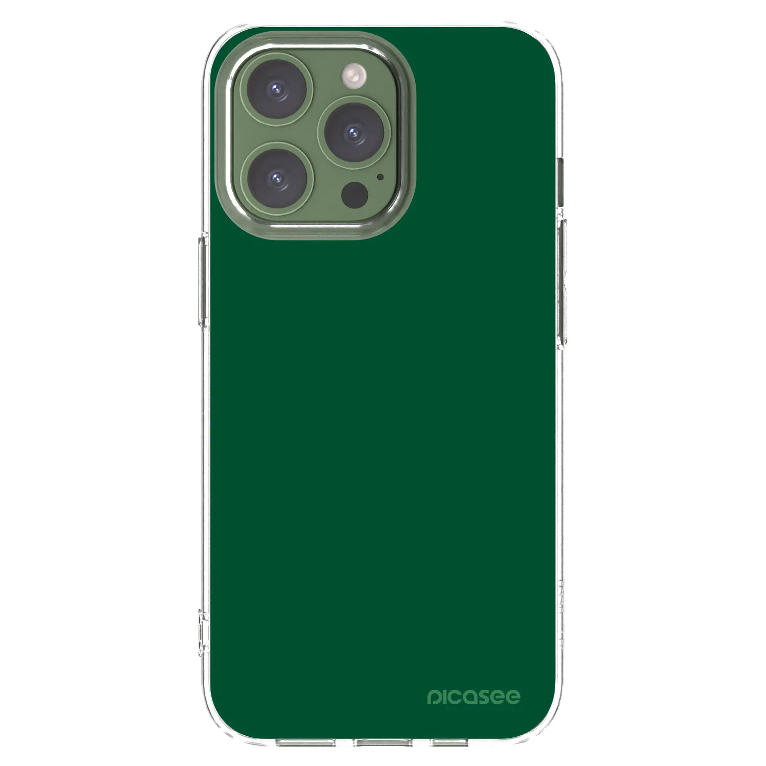 Picasee silikonski prozorni ovitek za Apple iPhone 13 Pro - Green Gleam