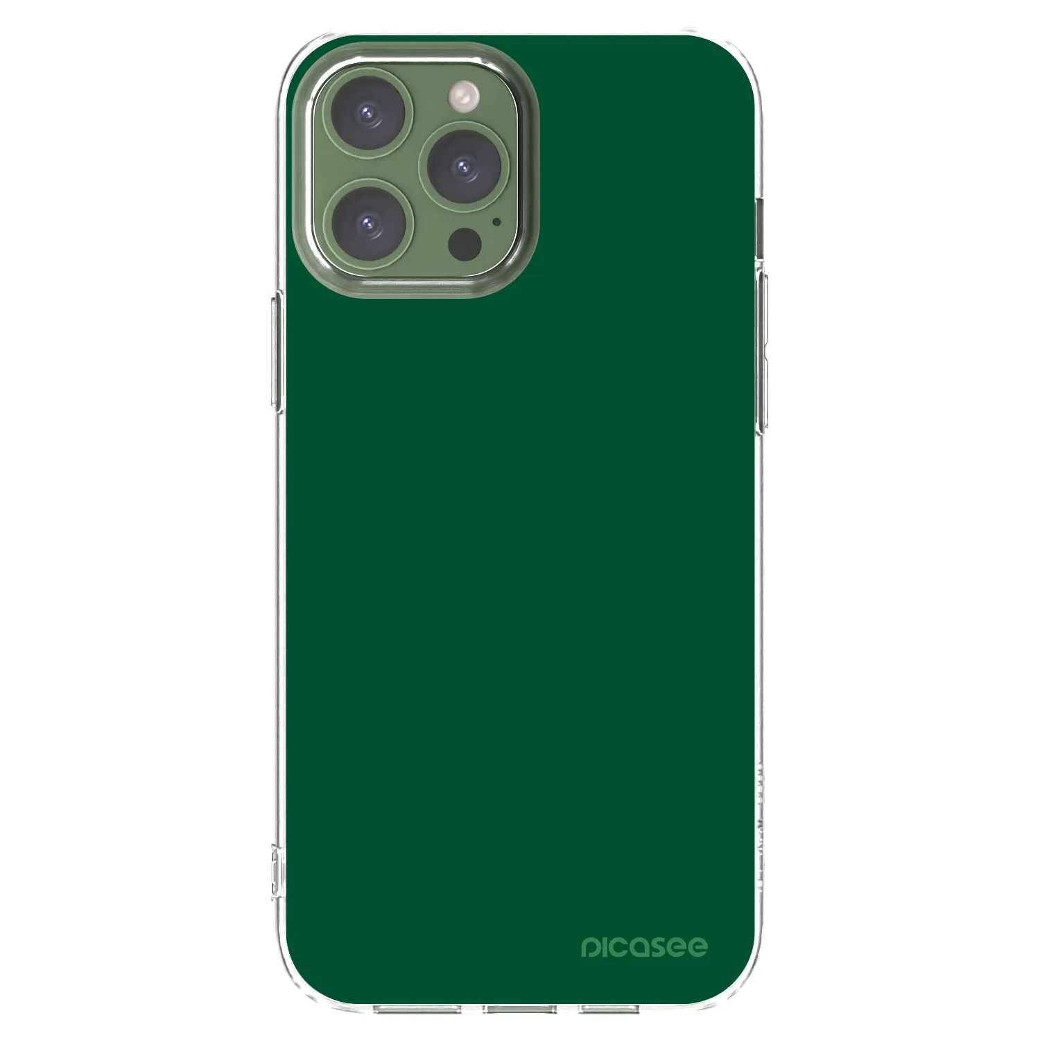 Picasee silikonski prozorni ovitek za Apple iPhone 13 Pro Max - Green Gleam