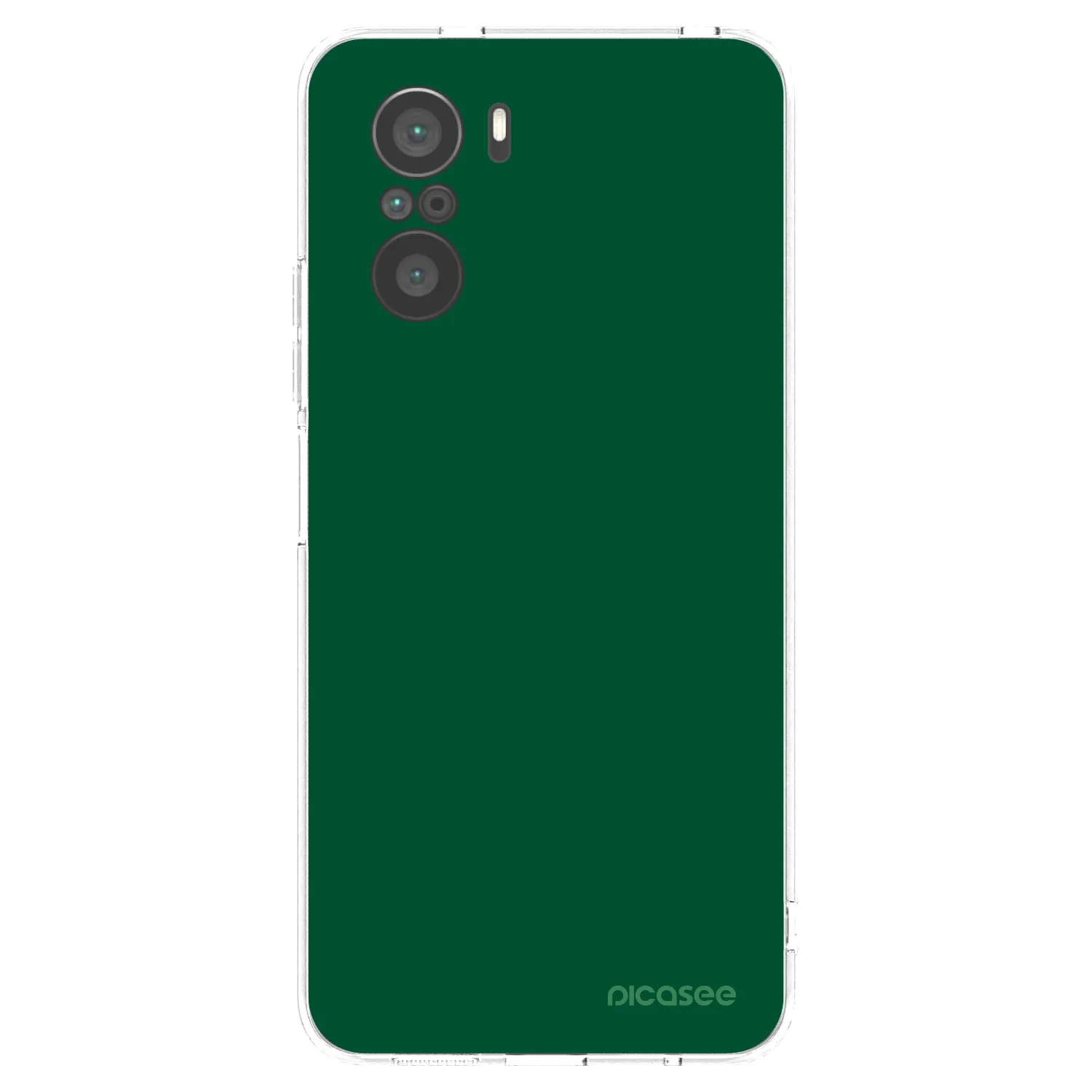 Picasee silikonski prozorni ovitek za Xiaomi Poco F3 - Green Gleam