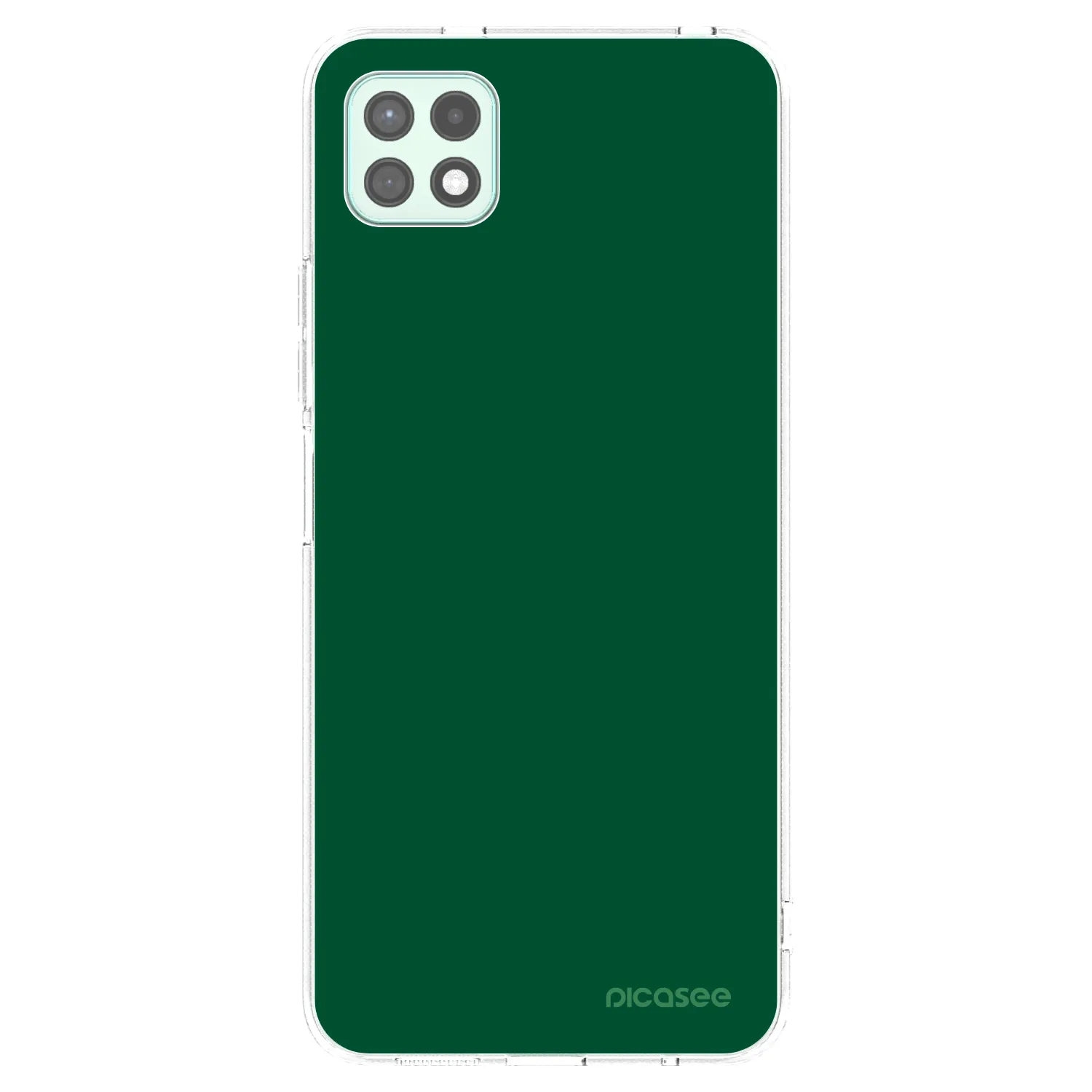 Picasee silikonski prozorni ovitek za Samsung Galaxy A22 A226B 5G - Green Gleam