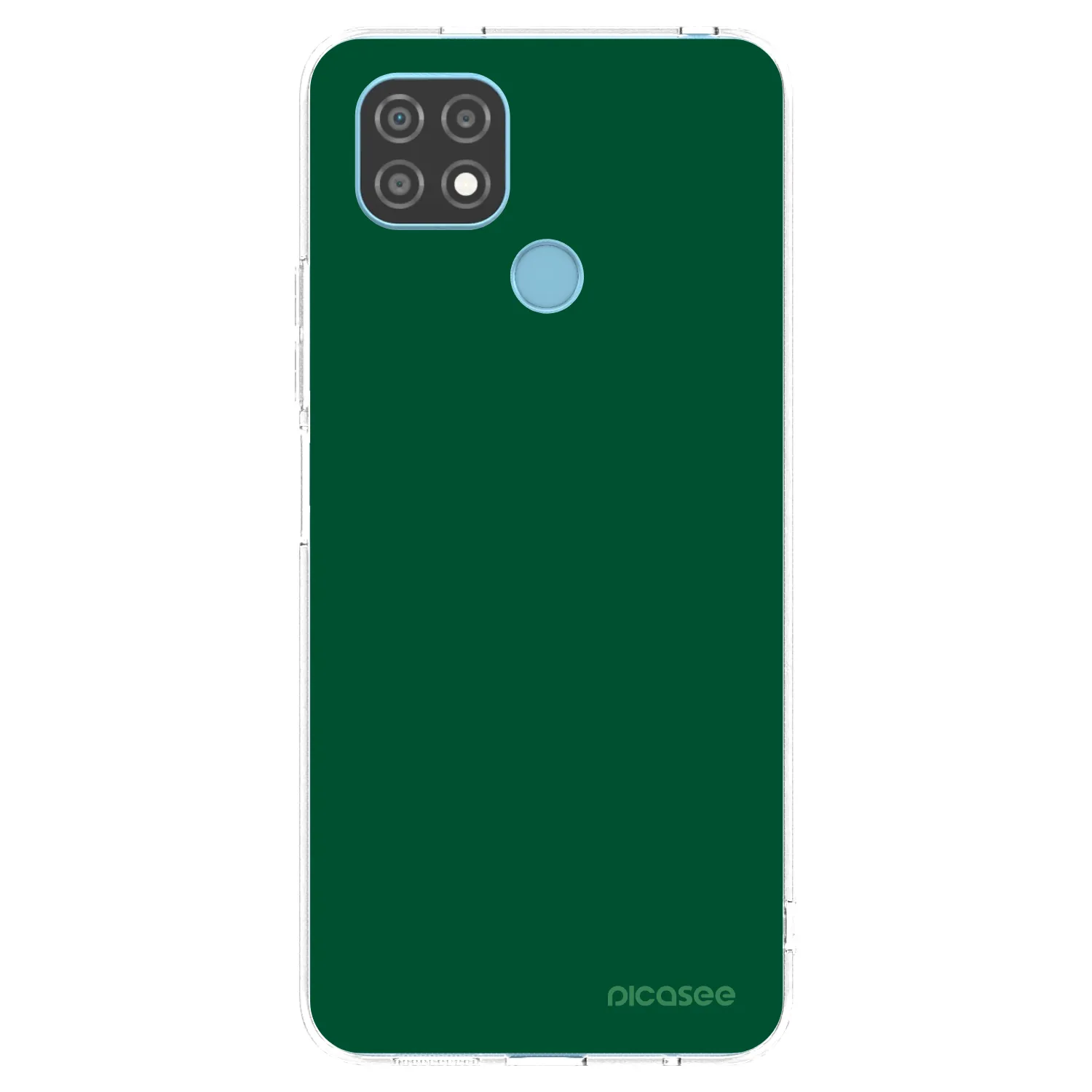 Picasee silikonski prozorni ovitek za Realme C21 - Green Gleam