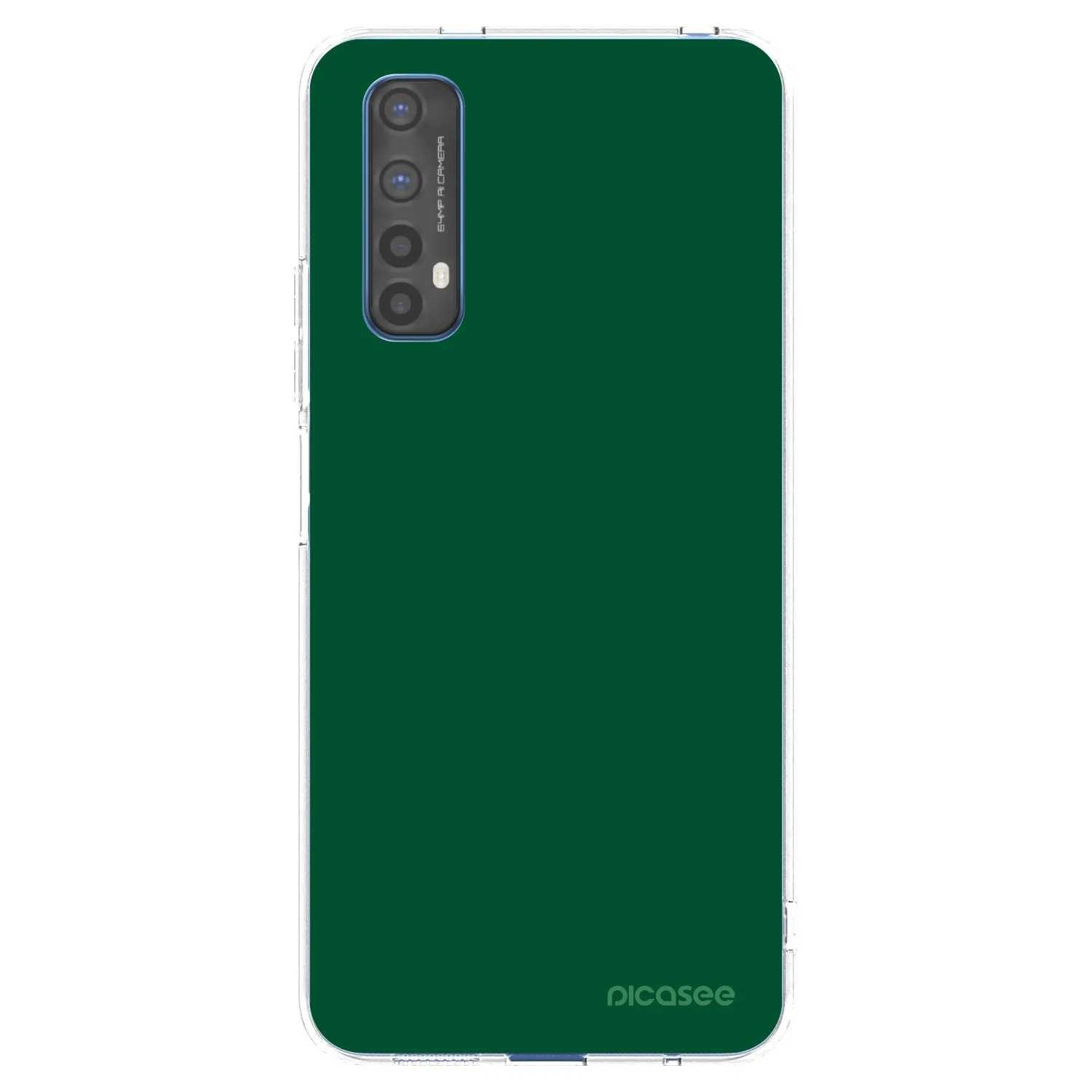 Picasee silikonski prozorni ovitek za Realme 7 - Green Gleam
