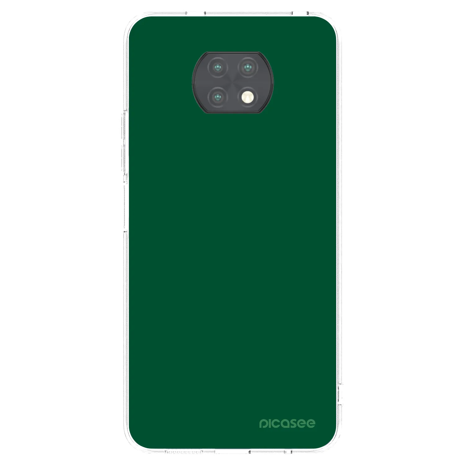 Picasee silikonski prozorni ovitek za Xiaomi Redmi Note 9T - Green Gleam