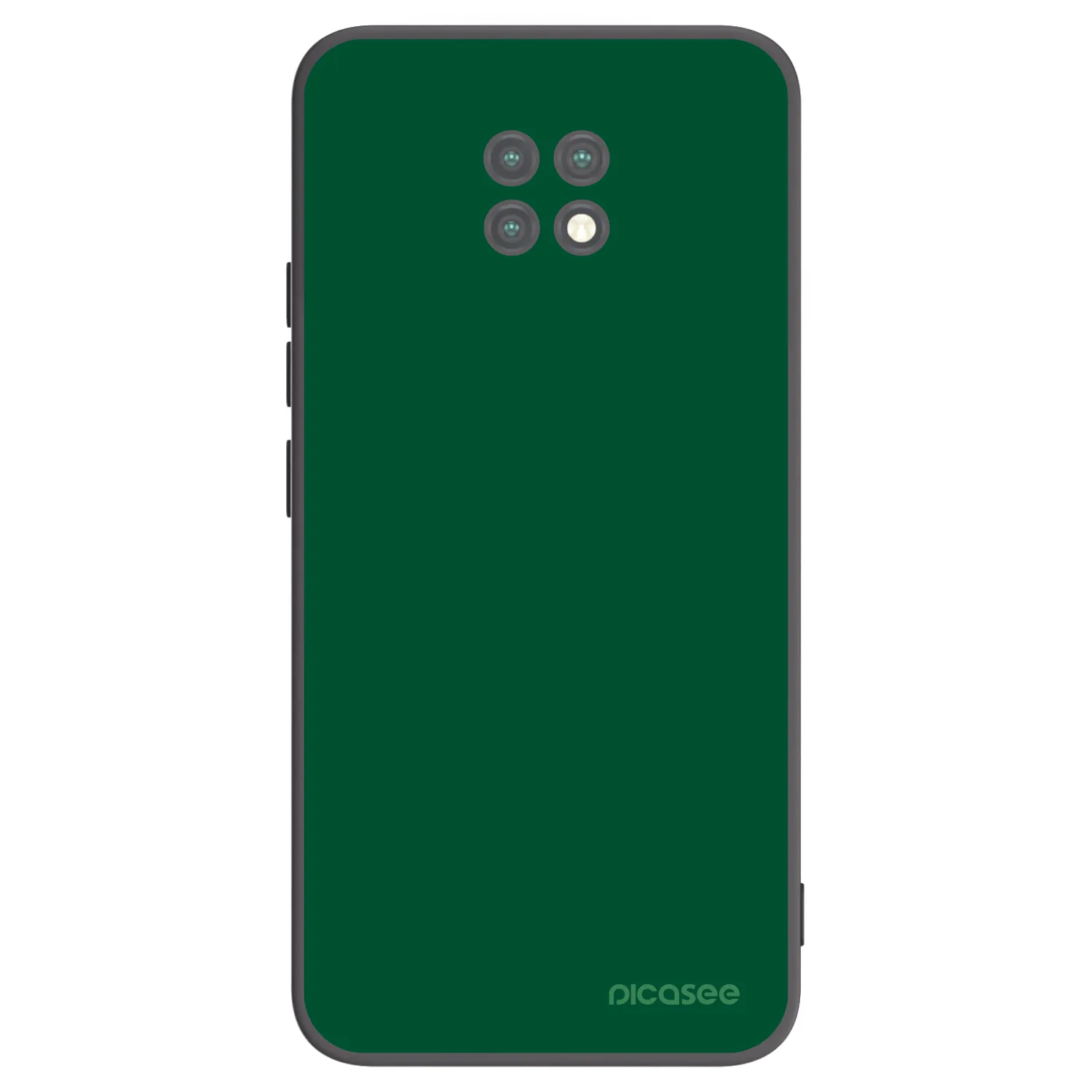 Picasee silikonski črni ovitek za Xiaomi Redmi Note 9T - Green Gleam
