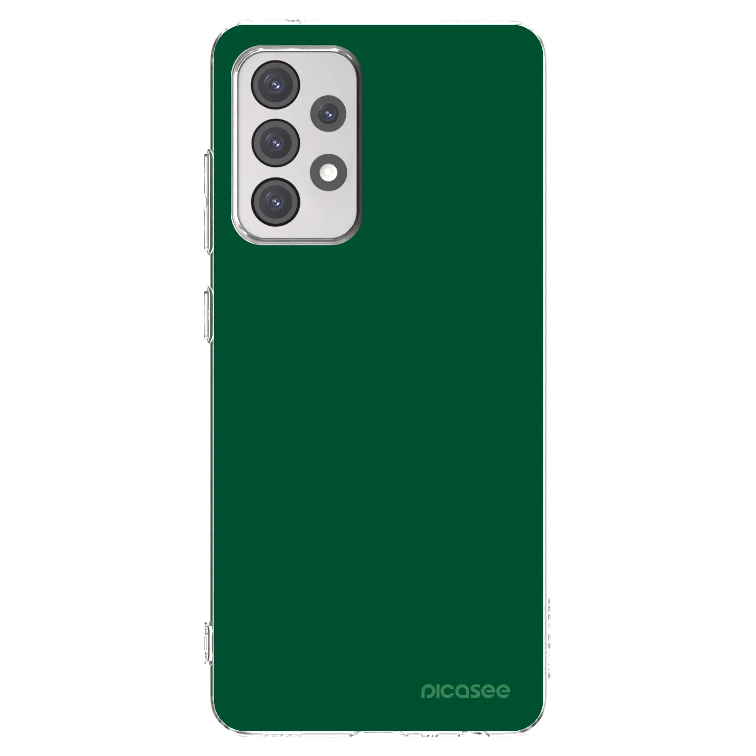 Picasee silikonski prozorni ovitek za Samsung Galaxy A52s 5G A528B - Green Gleam