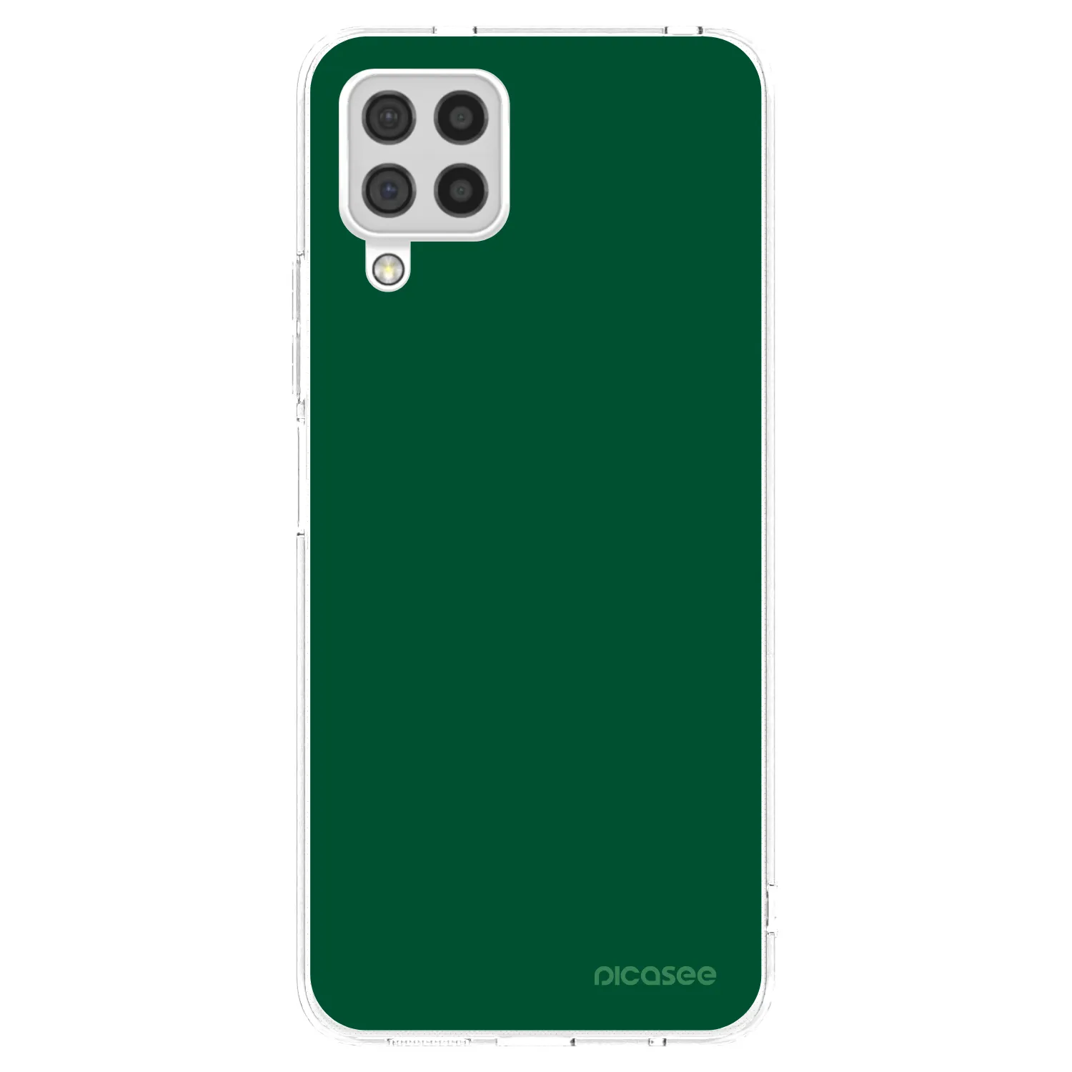 Picasee silikonski prozorni ovitek za Samsung Galaxy A22 A225F 4G - Green Gleam