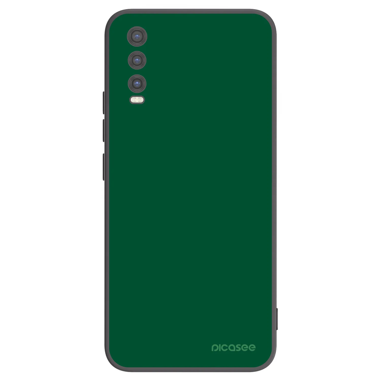 Picasee silikonski črni ovitek za Vivo Y20s - Green Gleam