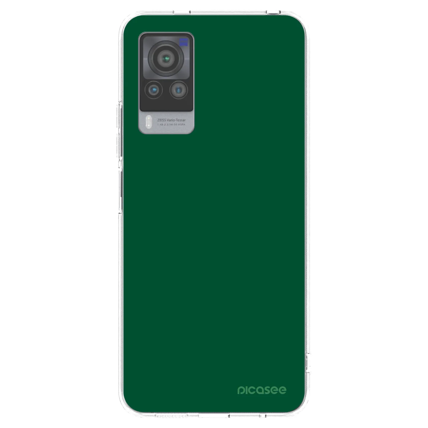 Picasee silikonski prozorni ovitek za Vivo X60 Pro 5G - Green Gleam