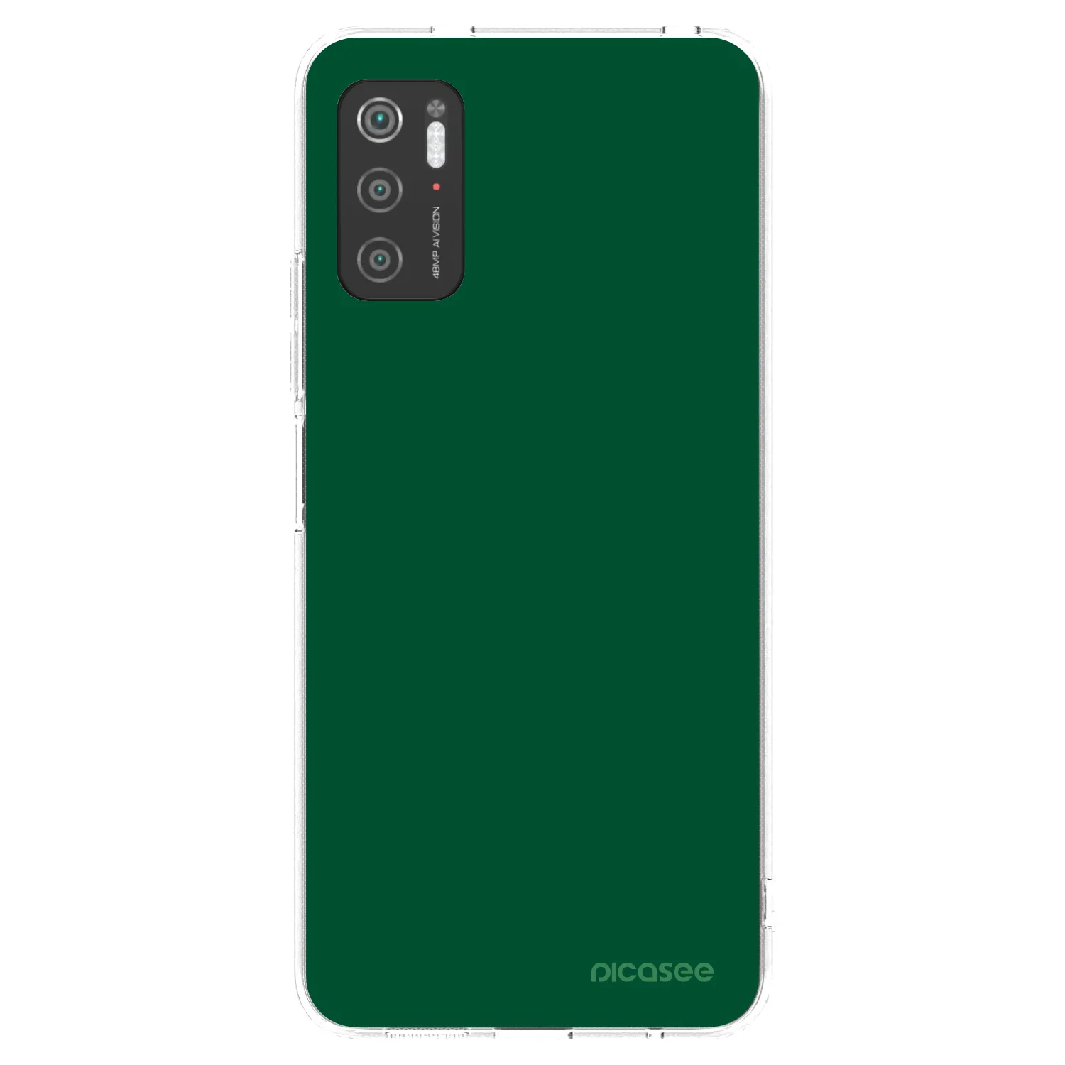 Picasee silikonski prozorni ovitek za Xiaomi Poco M3 Pro 5G - Green Gleam