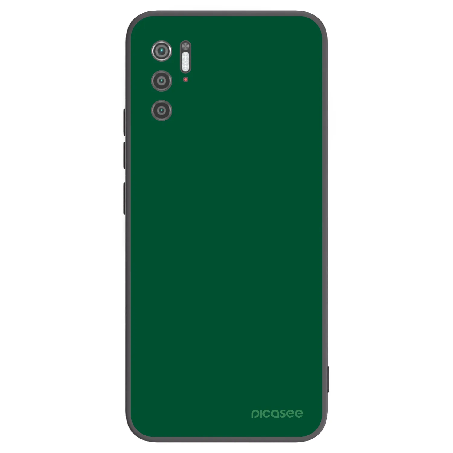 Picasee silikonski črni ovitek za Xiaomi Poco M3 Pro 5G - Green Gleam