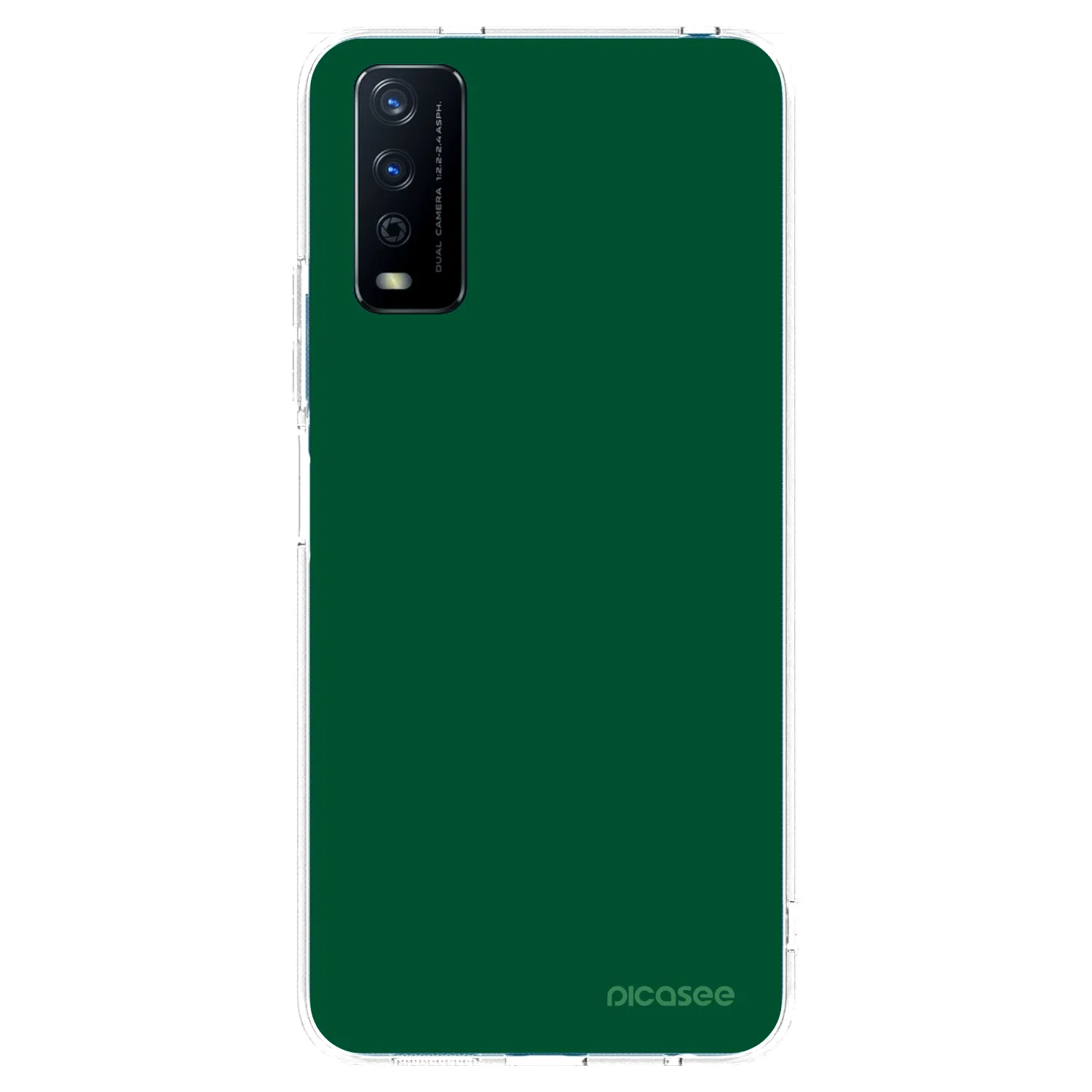 Picasee silikonski prozorni ovitek za Vivo Y11s - Green Gleam