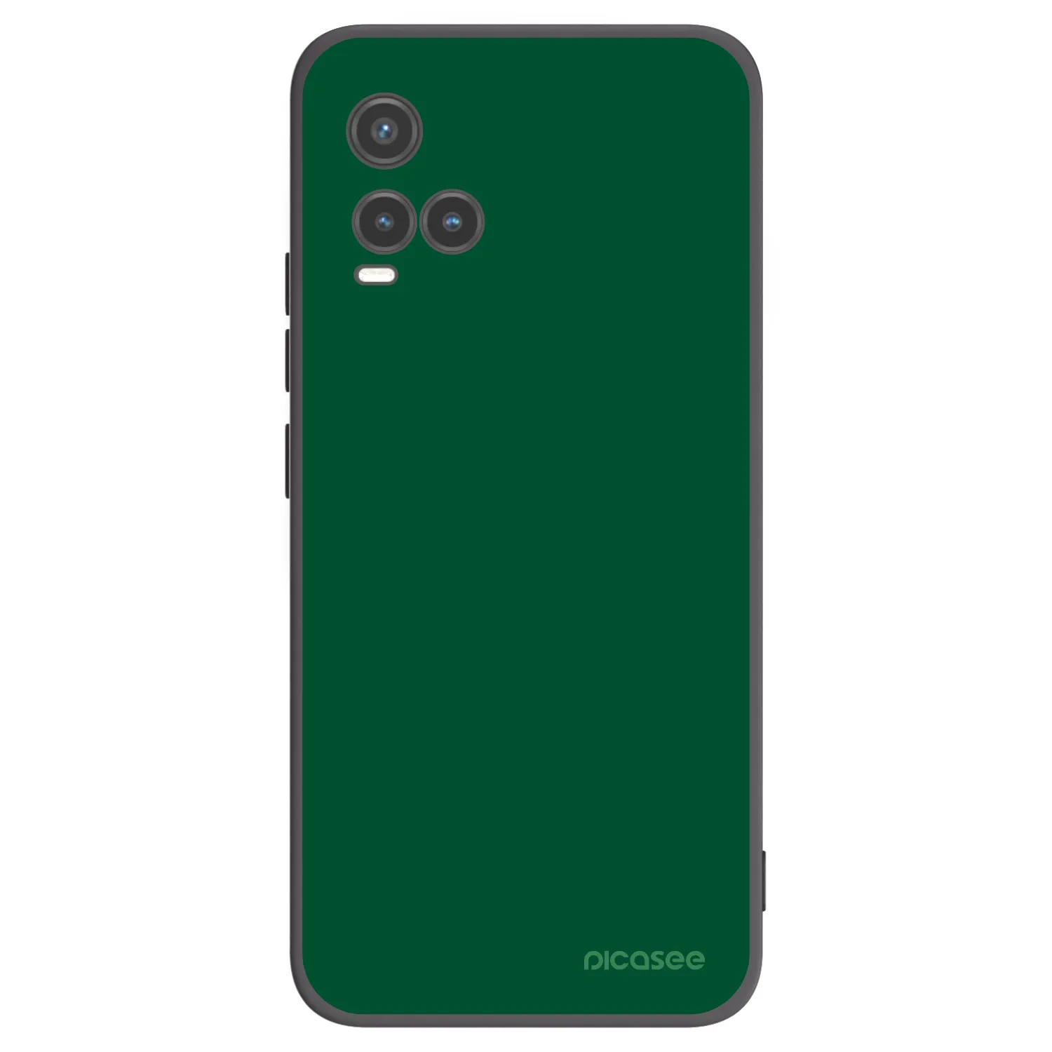 Picasee silikonski črni ovitek za Vivo Y33s - Green Gleam