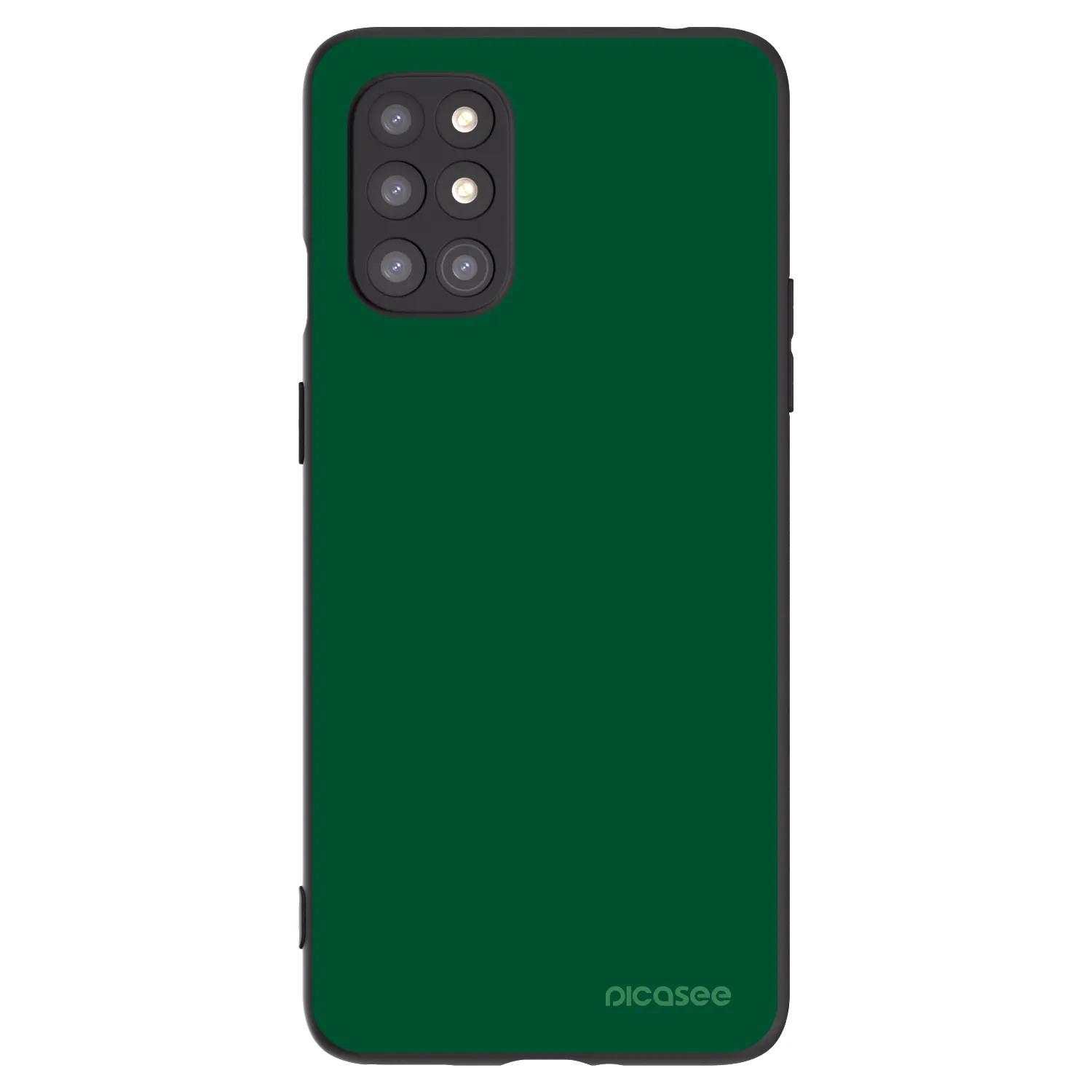 Picasee silikonski črni ovitek za OnePlus 8T - Green Gleam