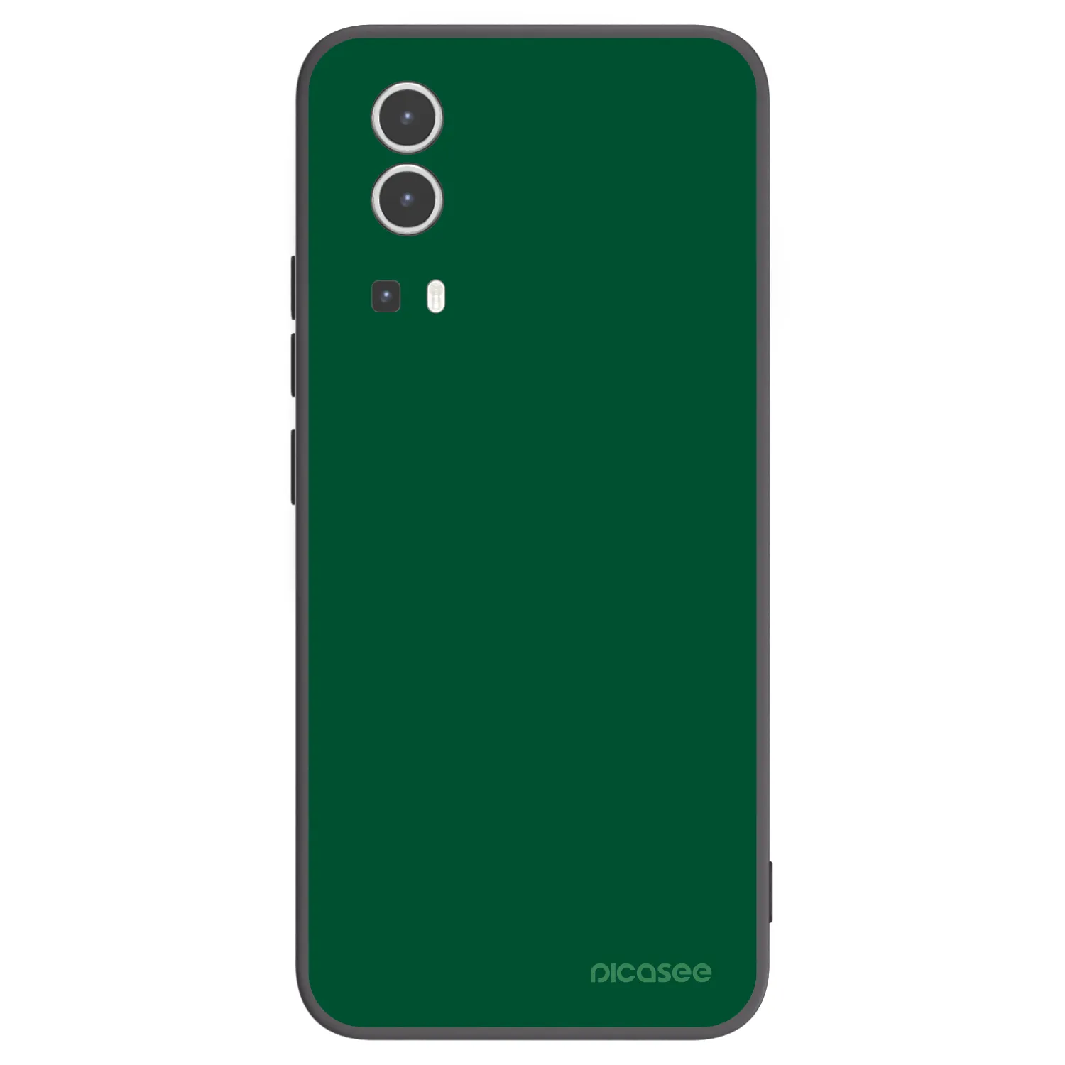 Picasee silikonski črni ovitek za Vivo Y72 5G - Green Gleam