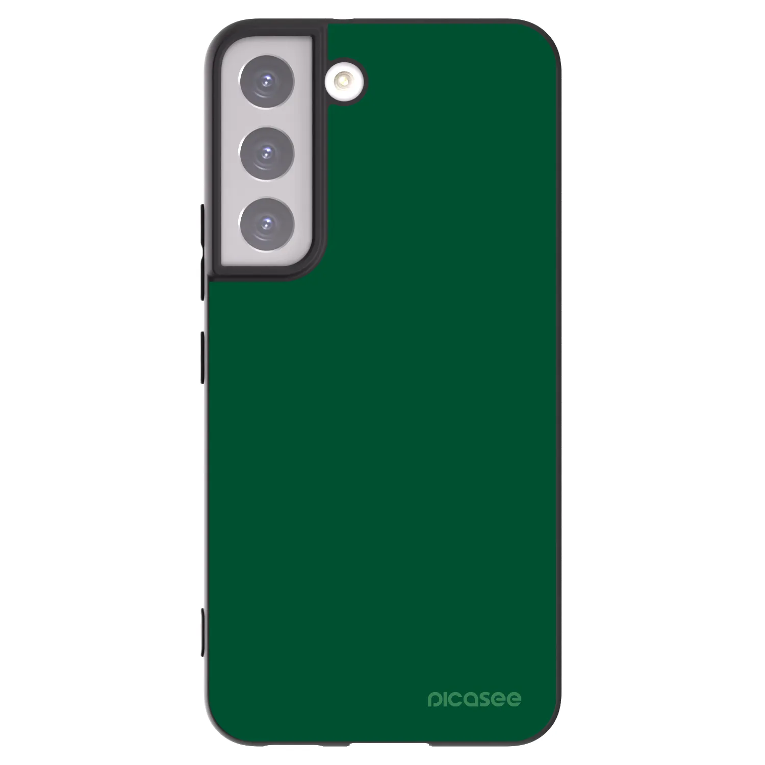 Picasee silikonski črni ovitek za Samsung Galaxy S22 5G - Green Gleam
