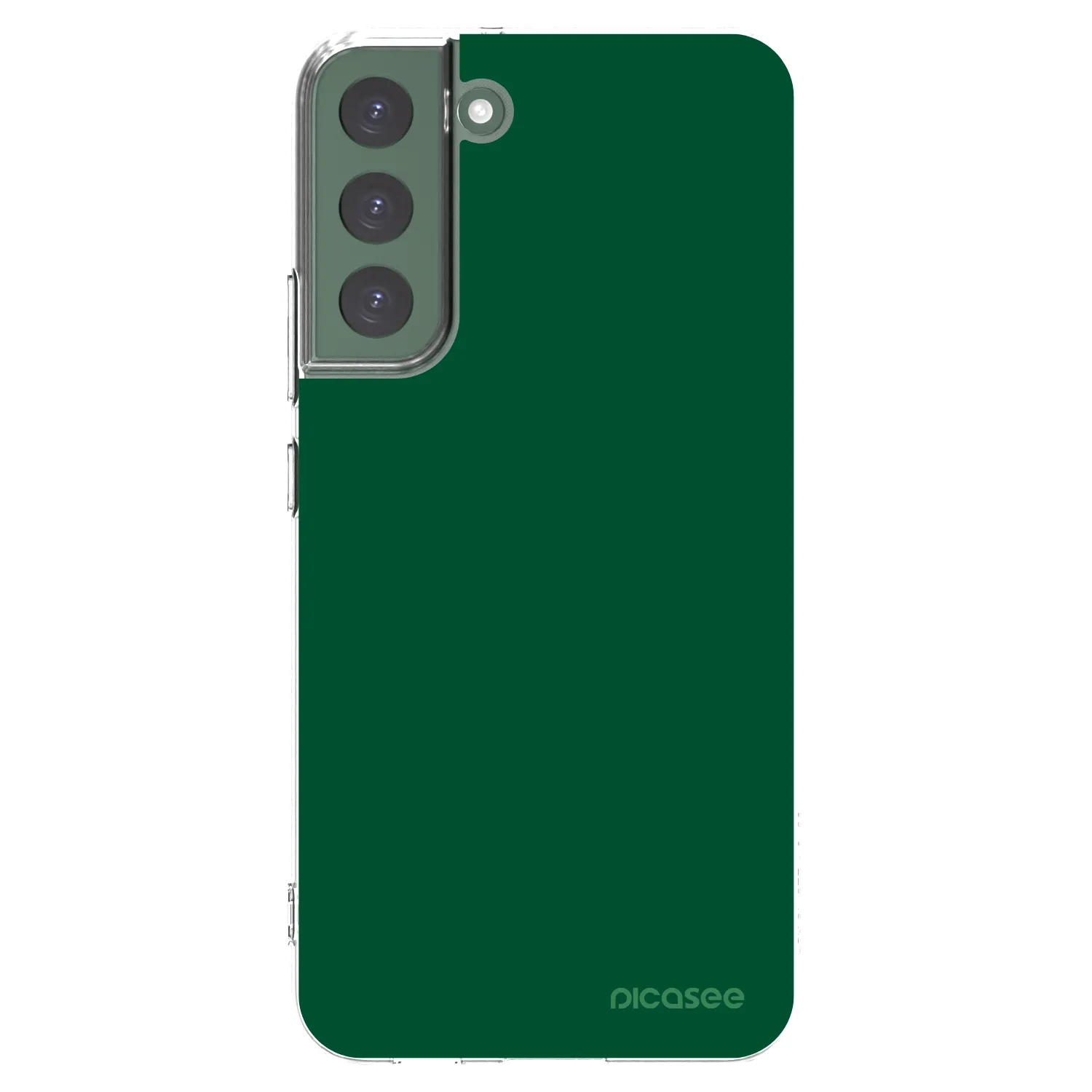 Picasee silikonski prozorni ovitek za Samsung Galaxy S22+ 5G - Green Gleam