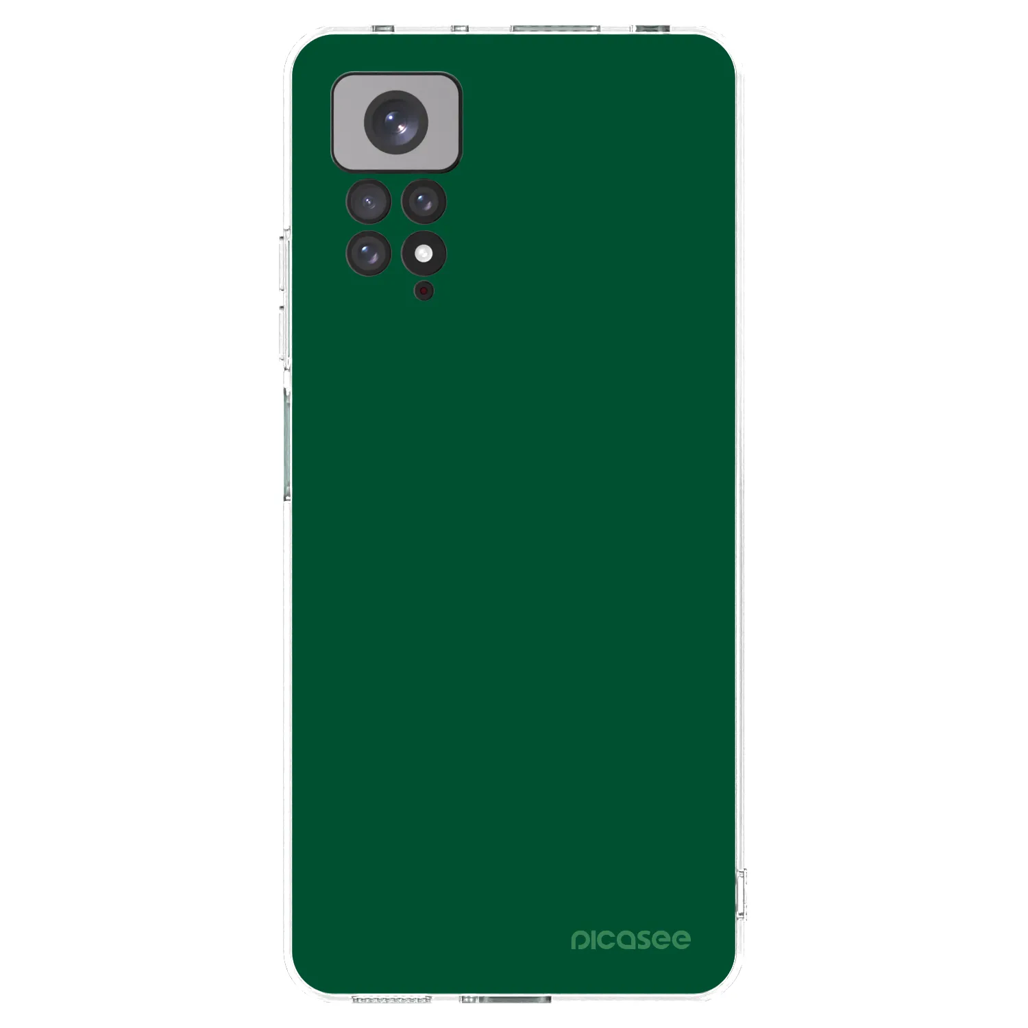 Picasee silikonski prozorni ovitek za Xiaomi Redmi Note 11 - Green Gleam
