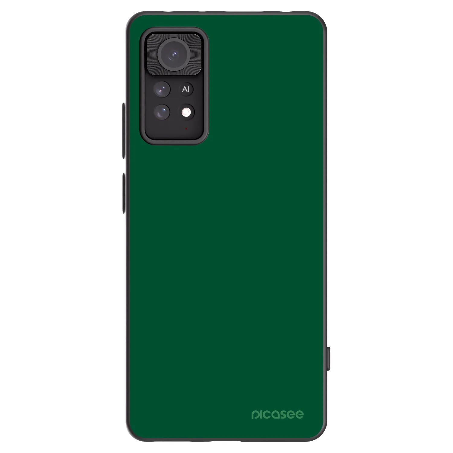 Picasee silikonski črni ovitek za Xiaomi Redmi Note 11 Pro - Green Gleam