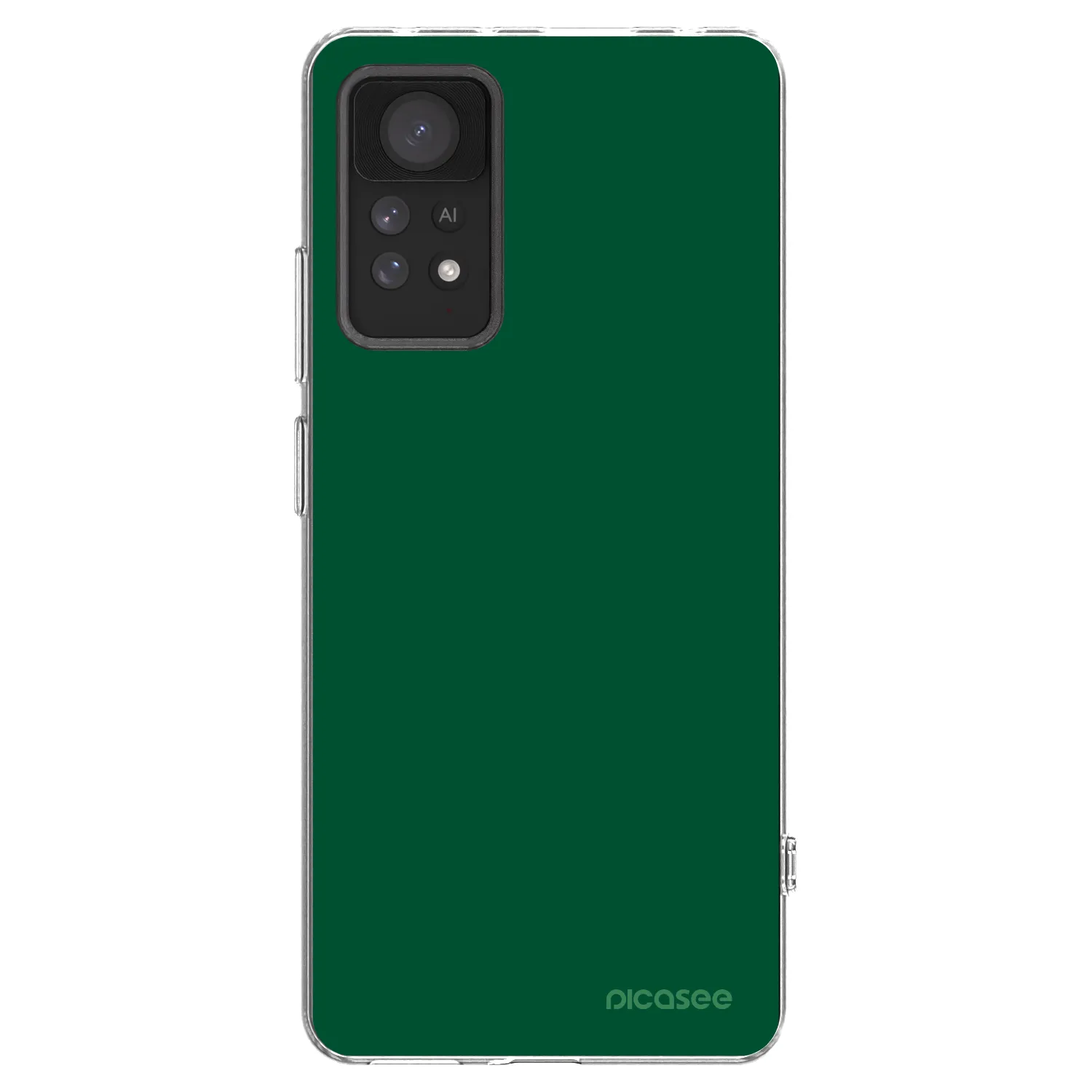 Picasee silikonski prozorni ovitek za Xiaomi Redmi Note 11 Pro - Green Gleam