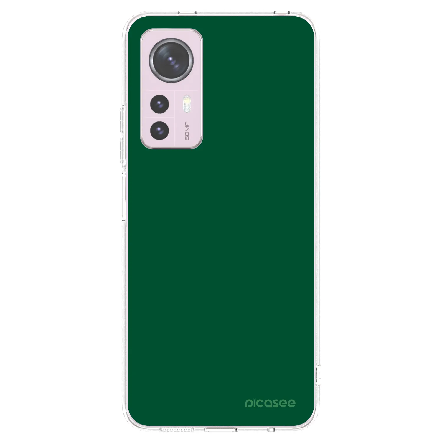 Picasee silikonski prozorni ovitek za Xiaomi 12 - Green Gleam