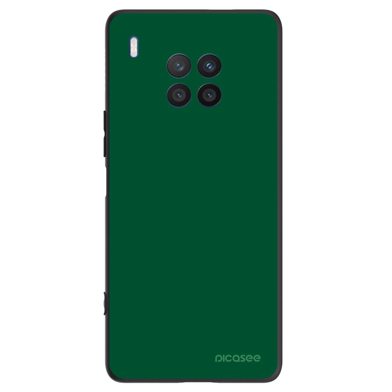 Picasee silikonski črni ovitek za Honor 50 Lite - Green Gleam