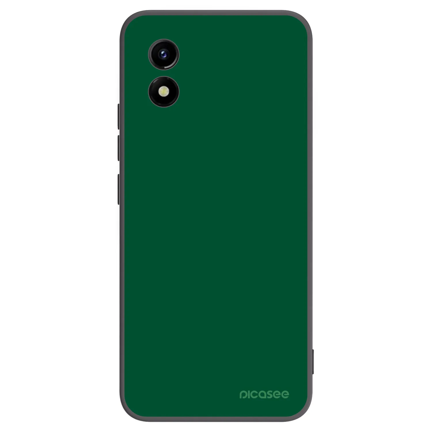 Picasee silikonski črni ovitek za Vivo Y01 - Green Gleam