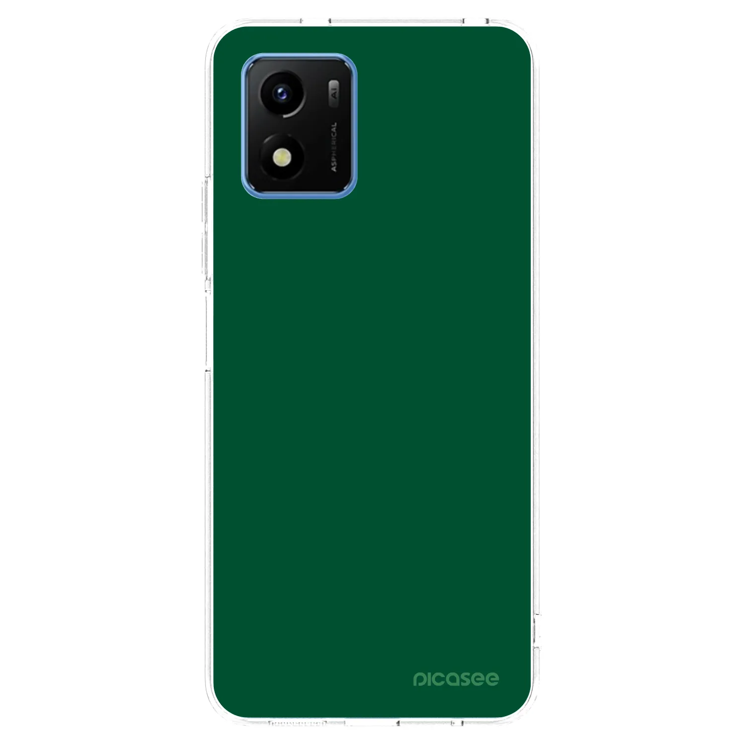 Picasee silikonski prozorni ovitek za Vivo Y01 - Green Gleam