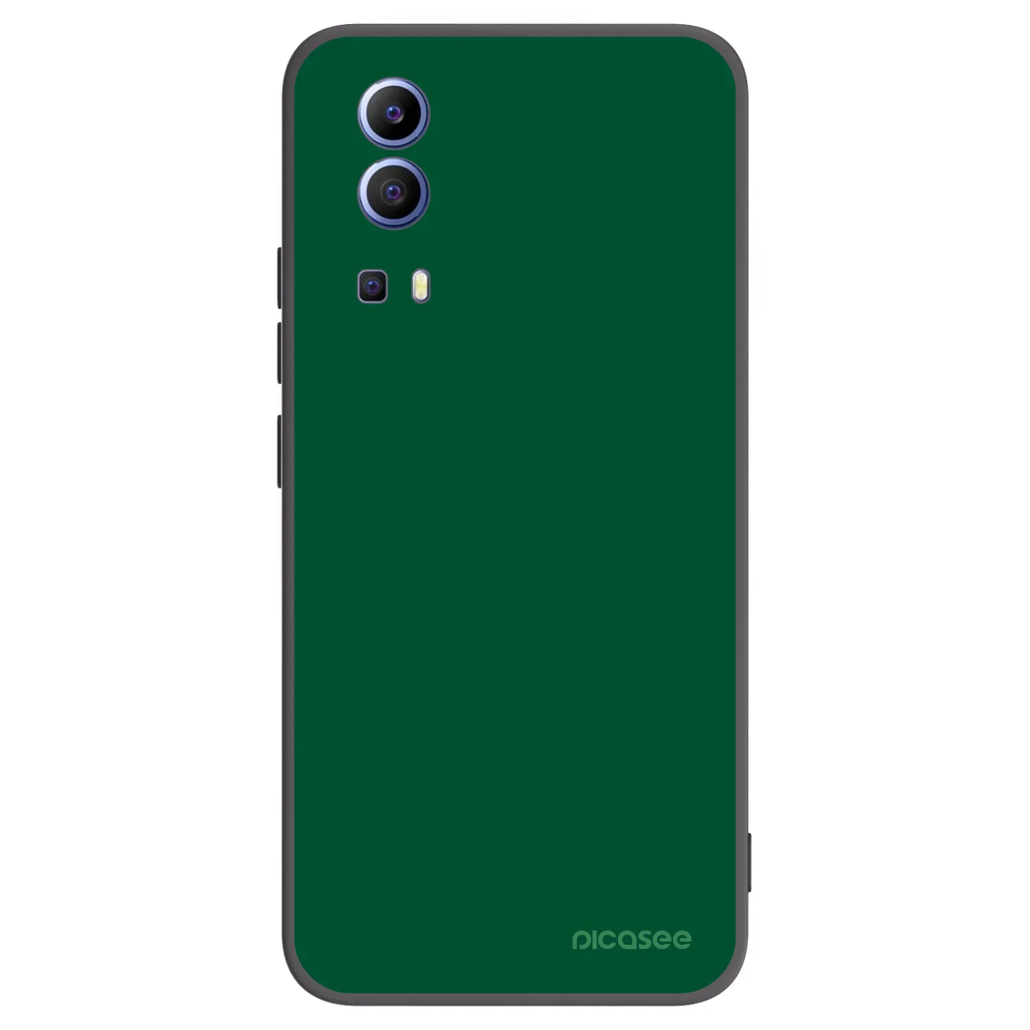 Picasee silikonski črni ovitek za Vivo Y52 5G - Green Gleam